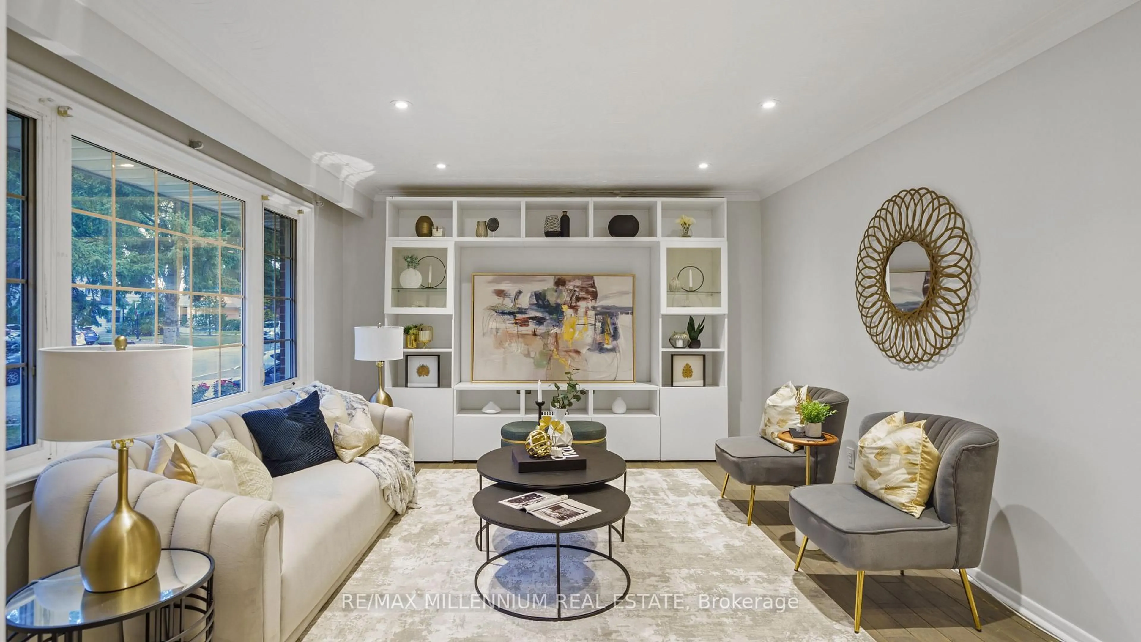 Living room with furniture, unknown for 3 Jasmine Rd, Toronto Ontario M9M 2P8