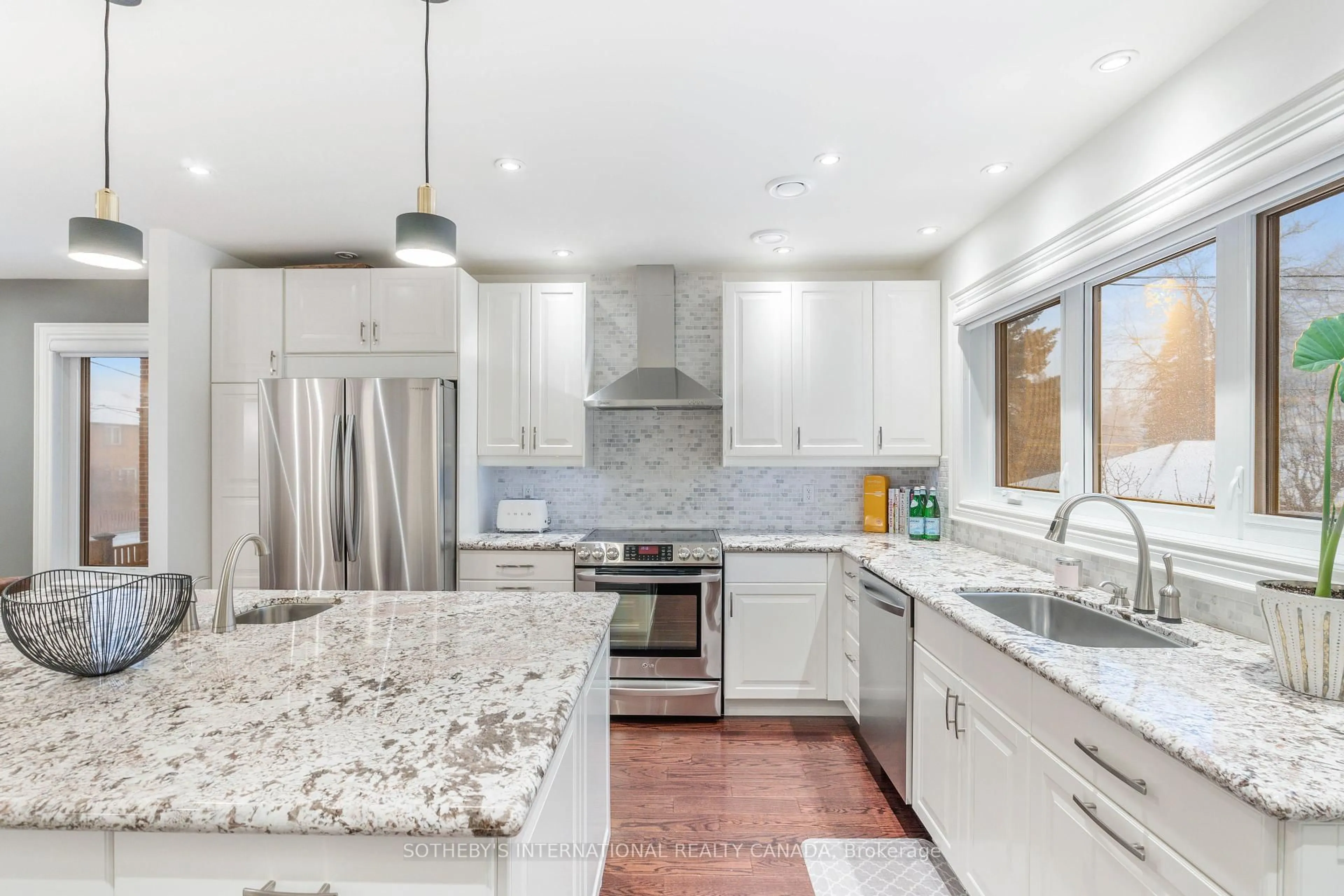 Contemporary kitchen, ceramic/tile floor for 38 Guthrie Ave, Toronto Ontario M8Y 3L1