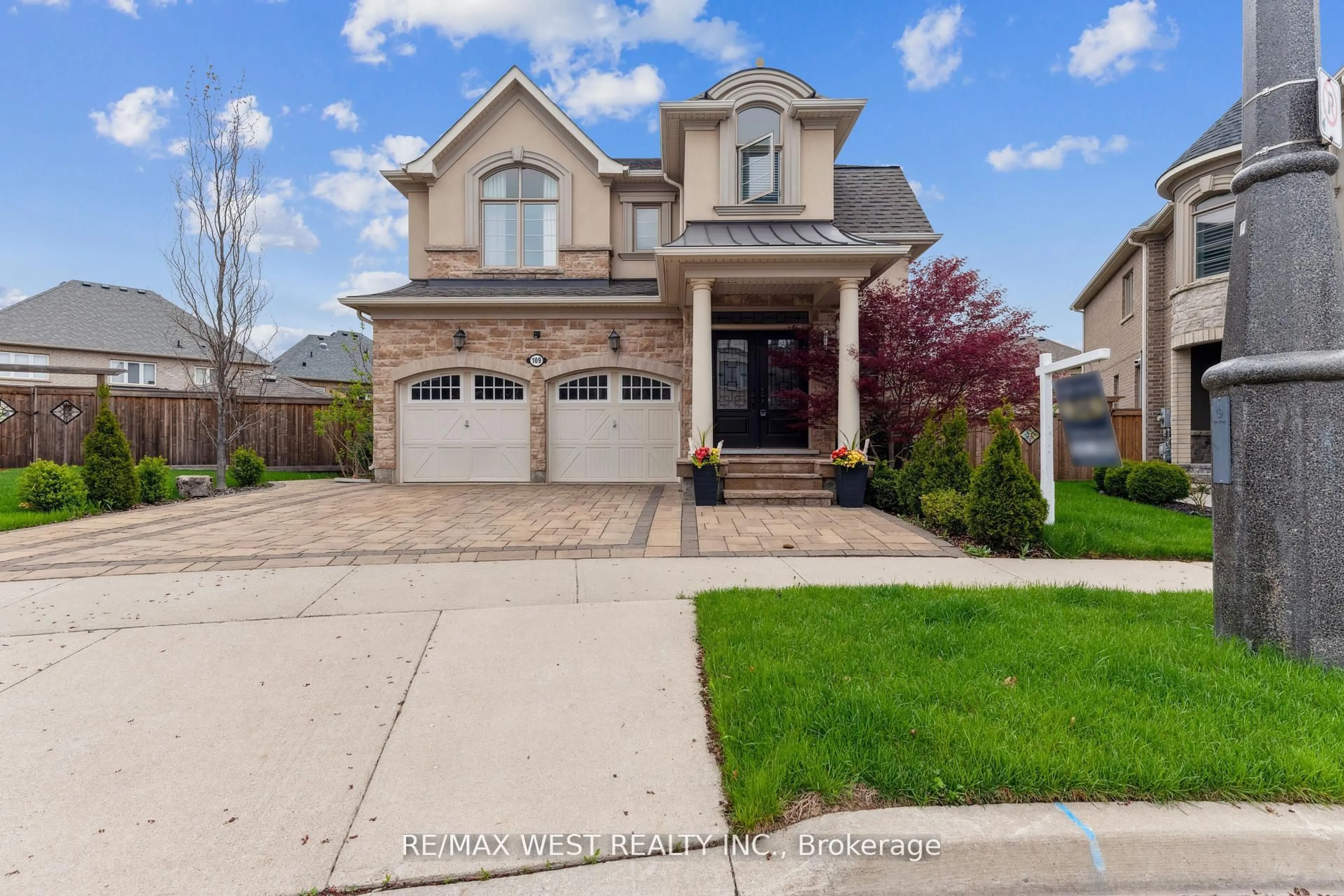 Home with brick exterior material, street for 109 Masterman Cres, Oakville Ontario L6M 0W9