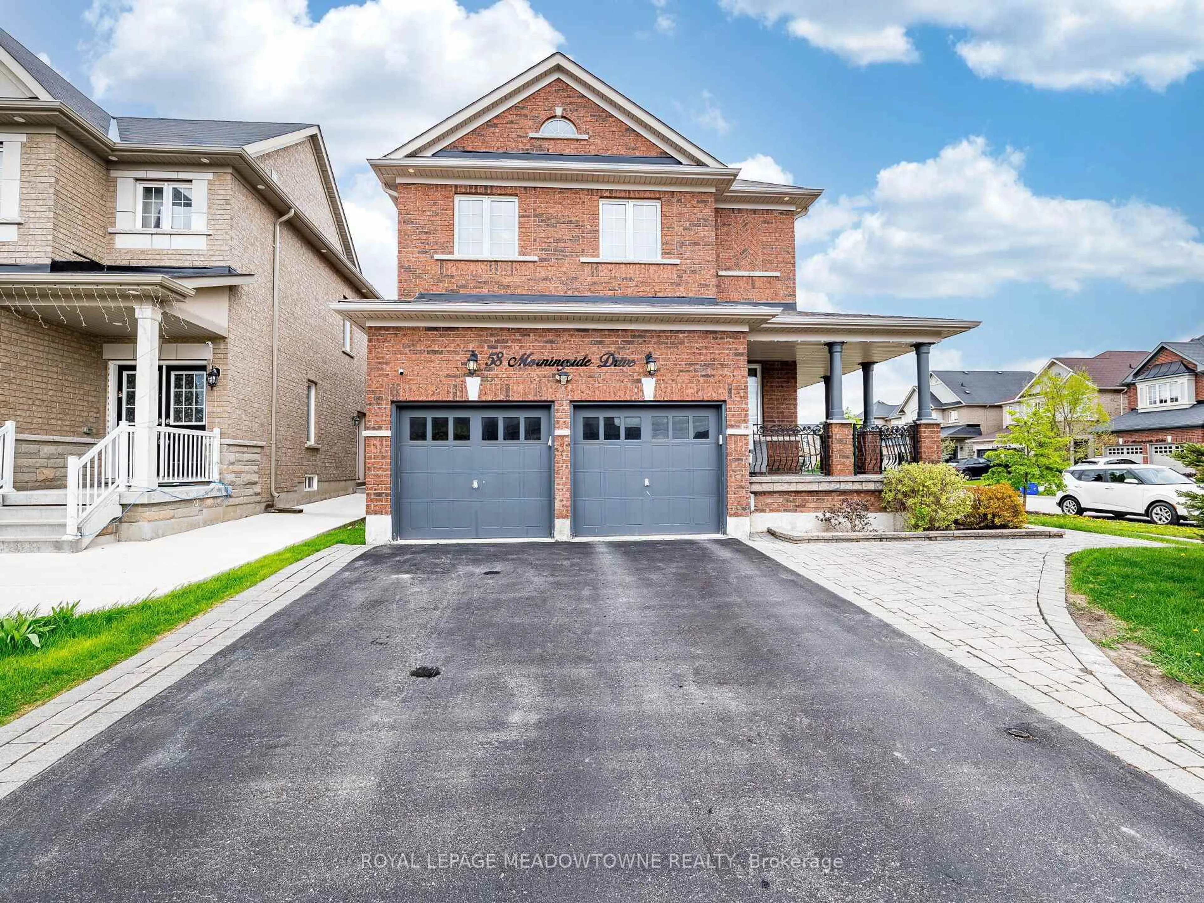 Home with brick exterior material, street for 58 Morningside Dr, Halton Hills Ontario L7G 0H7
