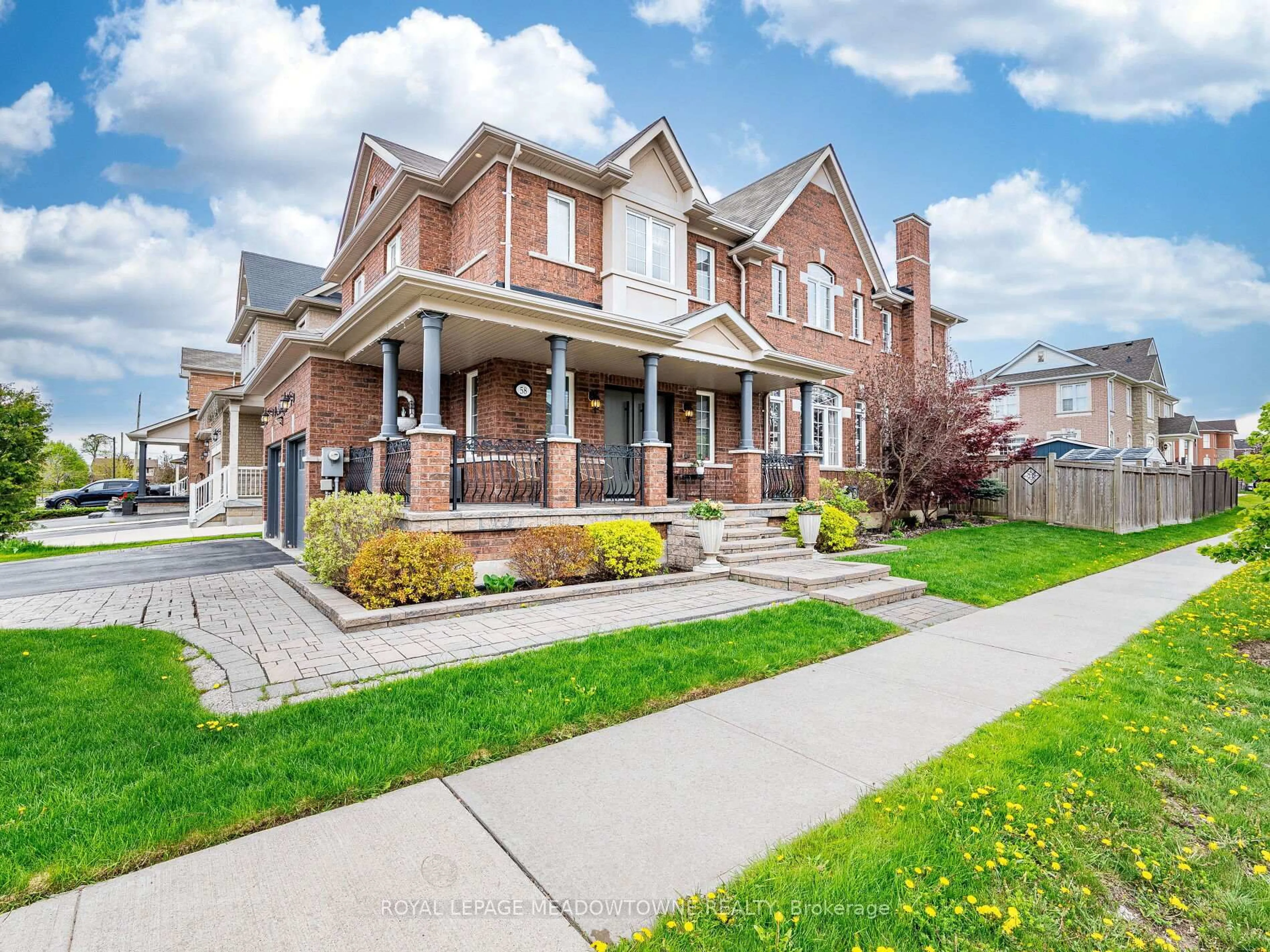 Home with brick exterior material, street for 58 Morningside Dr, Halton Hills Ontario L7G 0H7