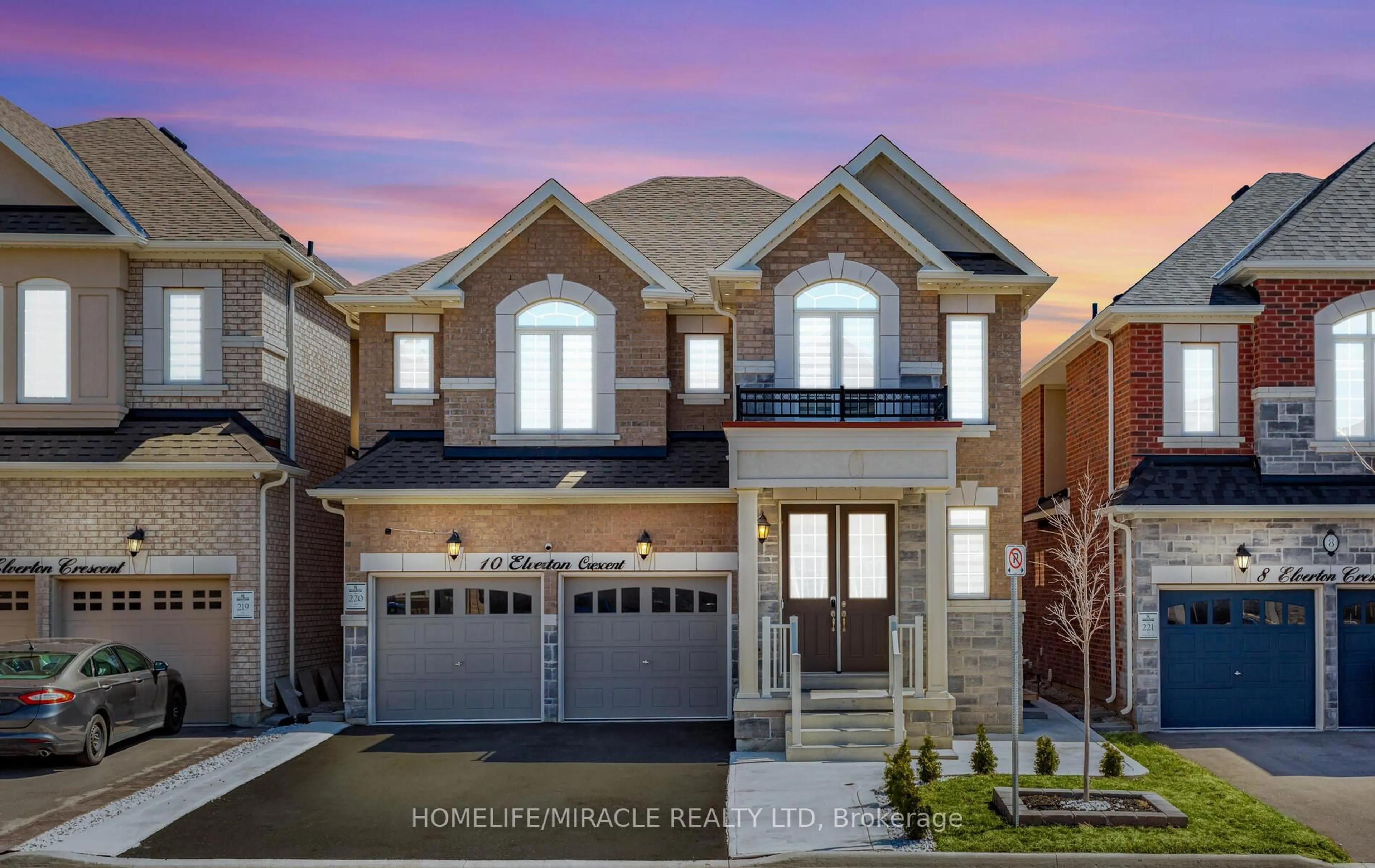 Home with brick exterior material, street for 10 Elverton Cres, Brampton Ontario L7A 4Z4