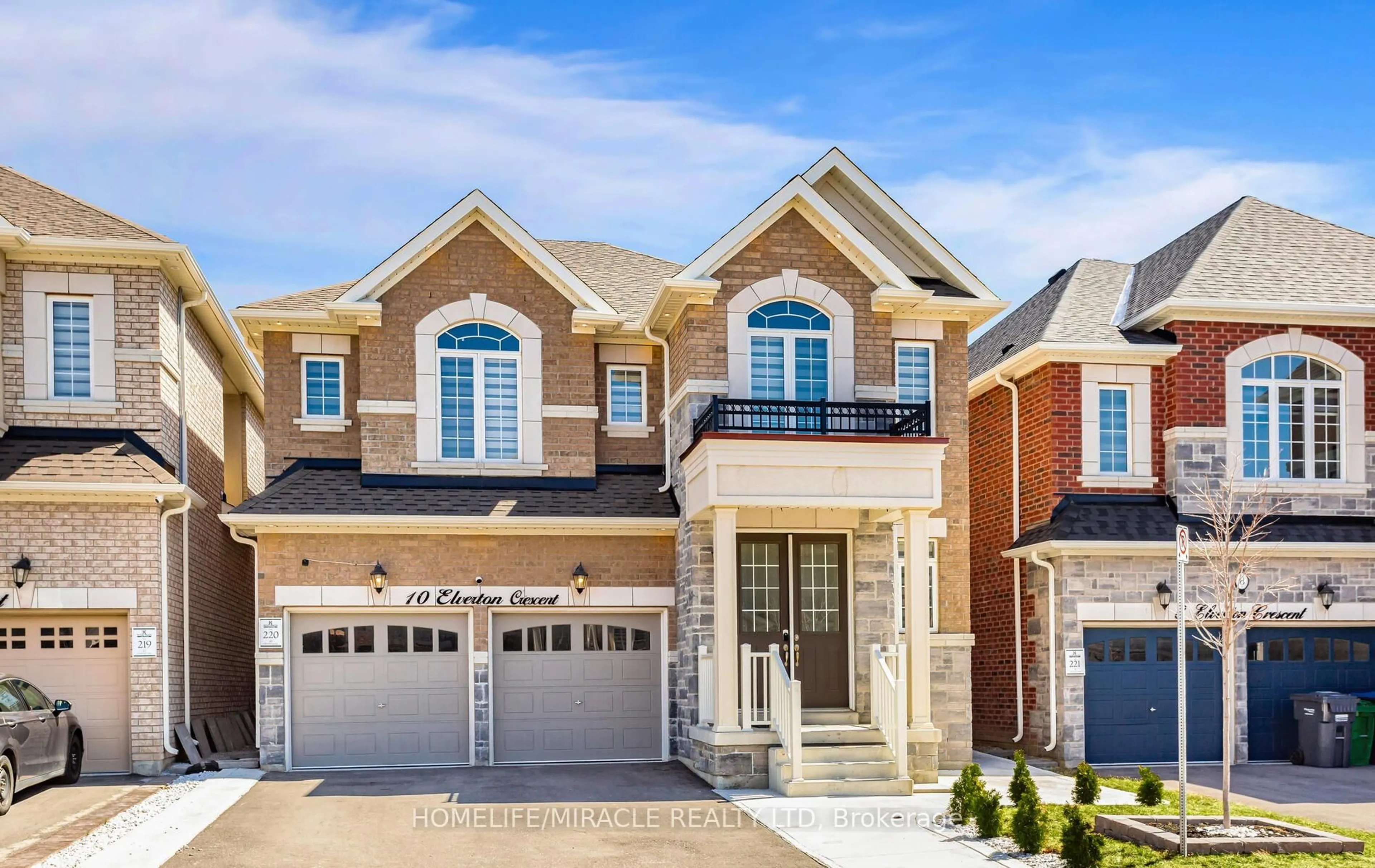 Home with brick exterior material, street for 10 Elverton Cres, Brampton Ontario L7A 4Z4