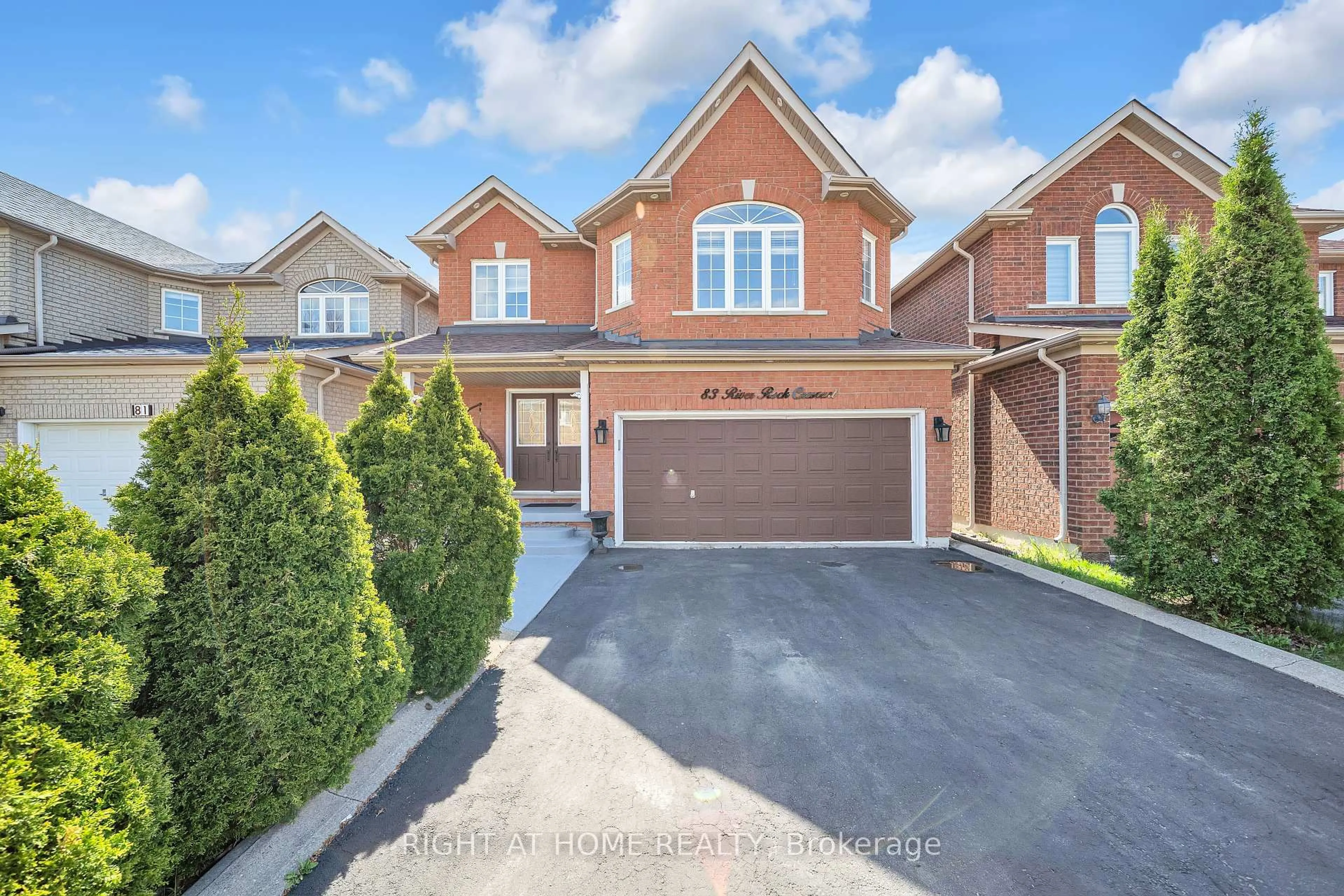Home with brick exterior material, street for 83 River Rock Cres, Brampton Ontario L7A 2W5