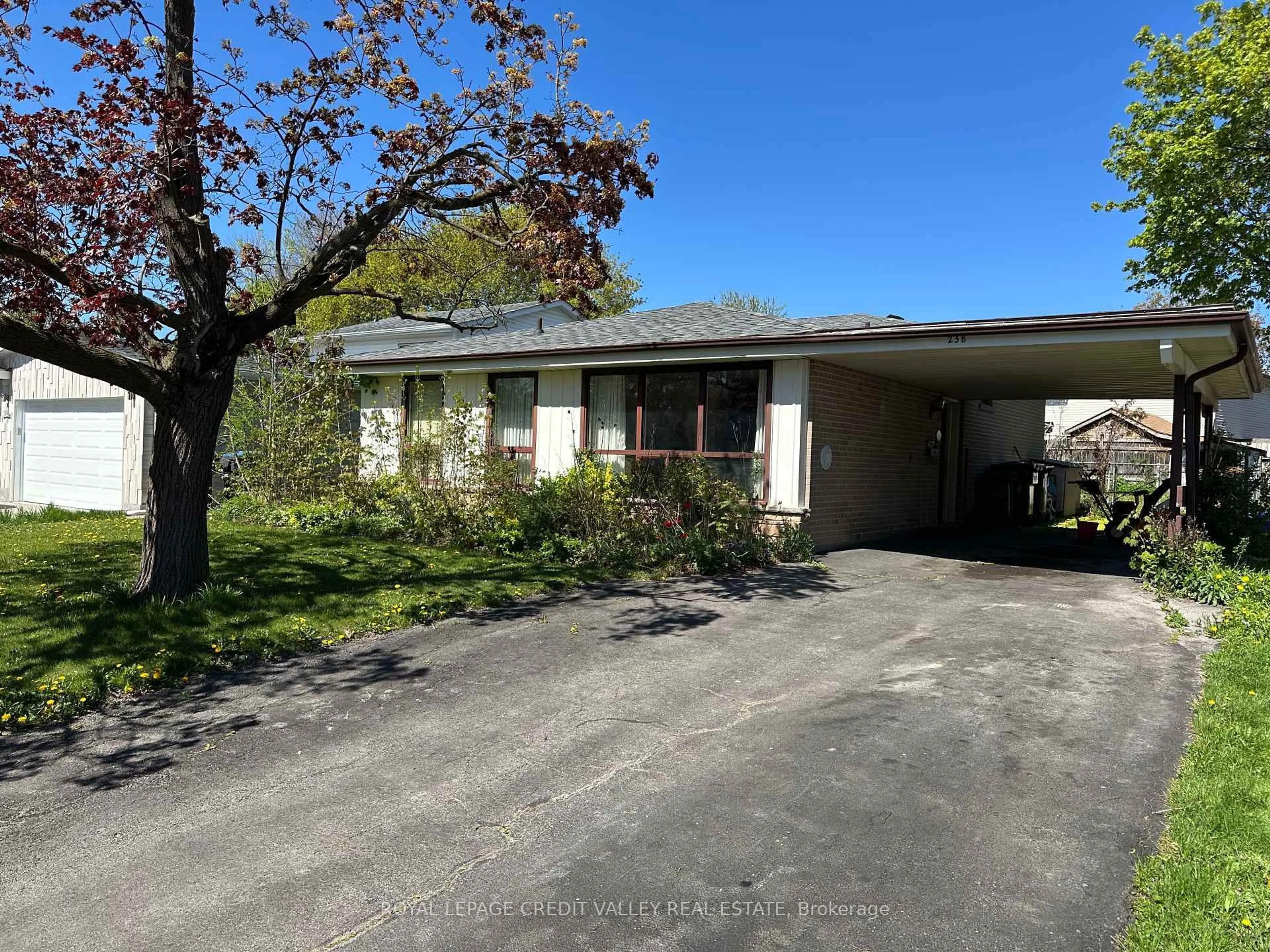 A pic from outside/outdoor area/front of a property/back of a property/a pic from drone, street for 238 Bartley Bull Pkwy, Brampton Ontario L6W 2L1