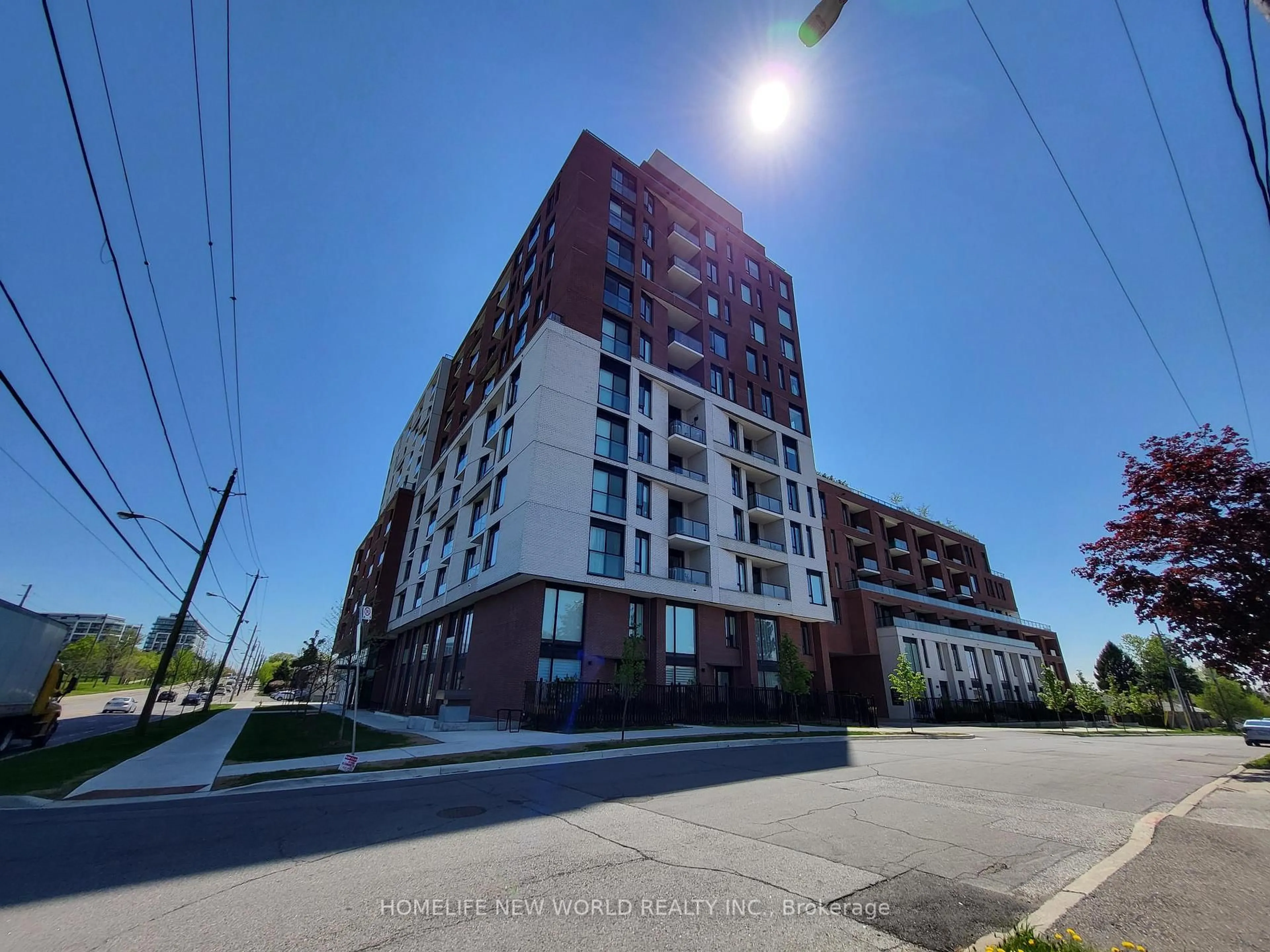 A pic from outside/outdoor area/front of a property/back of a property/a pic from drone, building for 3100 Keele St #509, Toronto Ontario M3M 0E1