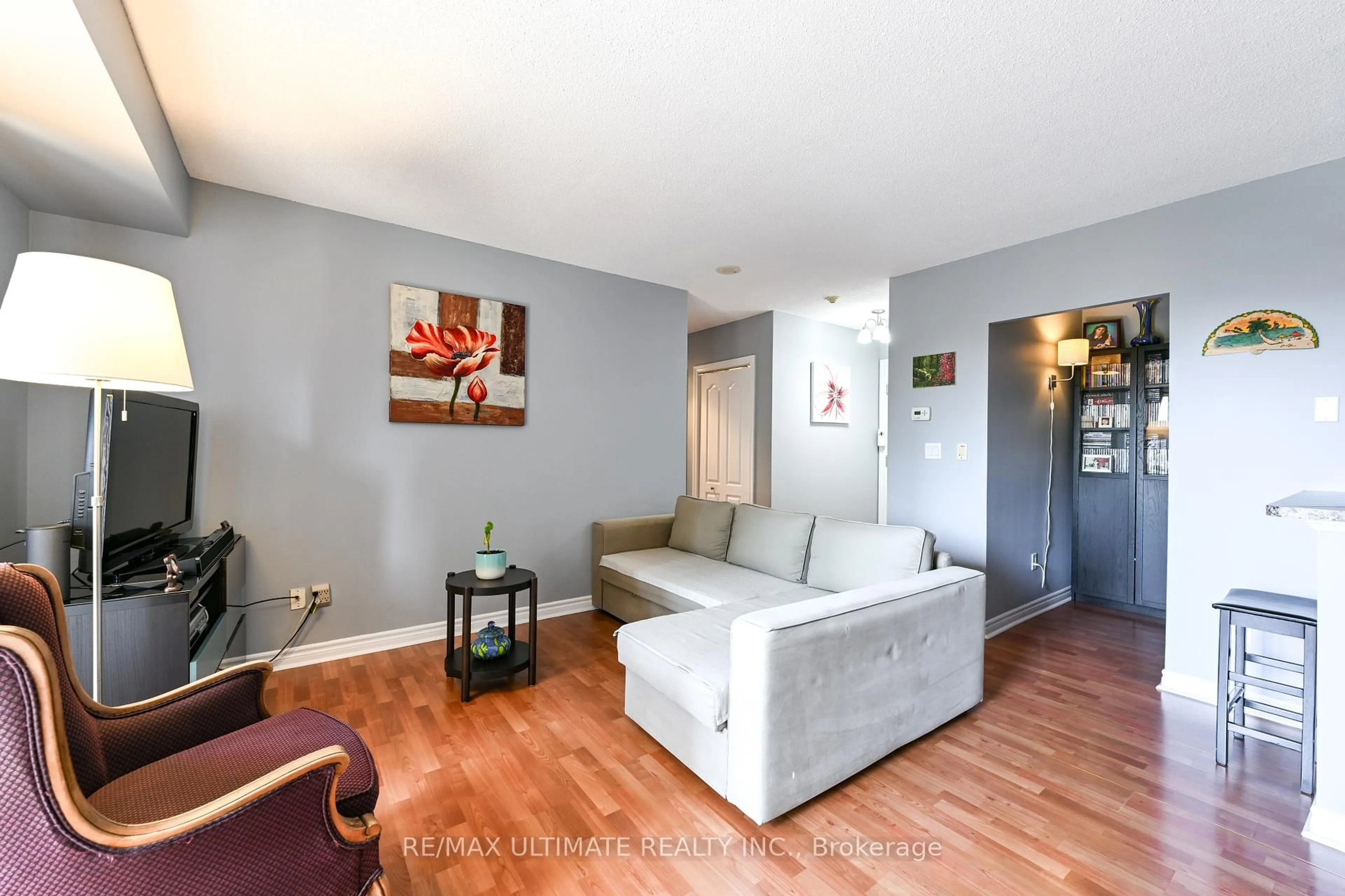 Living room with furniture, unknown for 2088 Lawrence Ave #403, Toronto Ontario M9N 3Z9