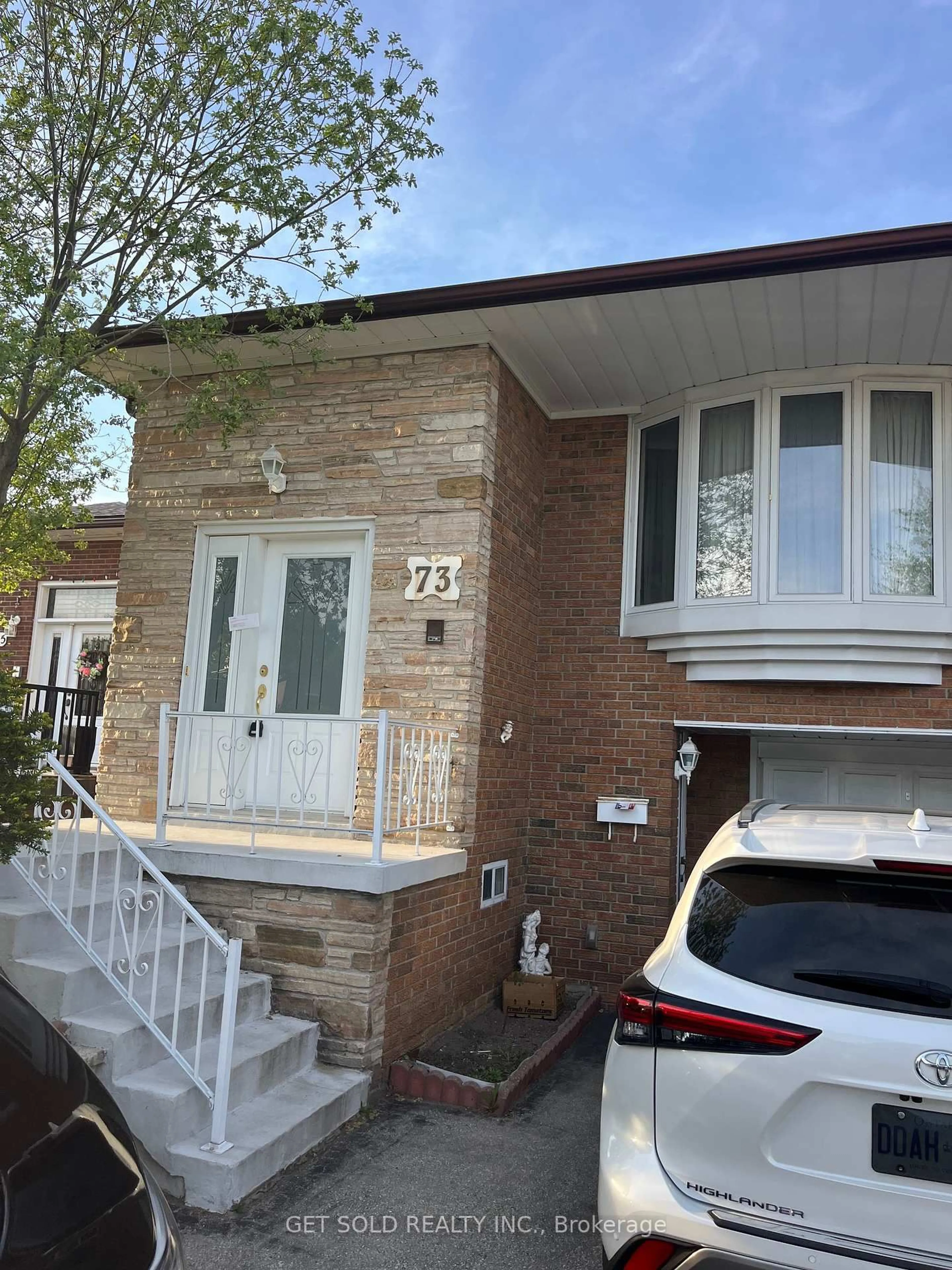 Home with brick exterior material, street for 73 Franel Cres, Toronto Ontario M9L 1B6