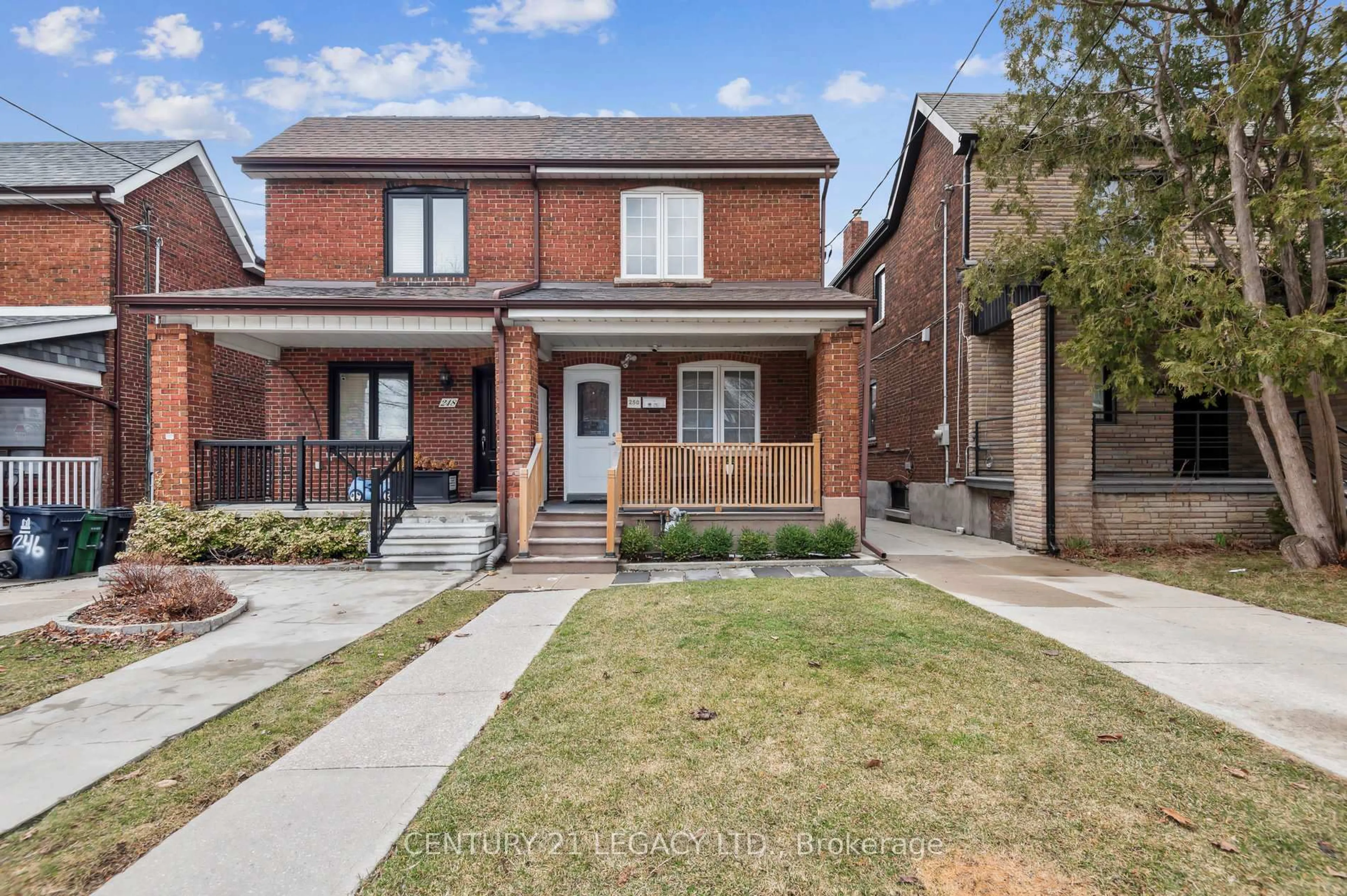 Home with brick exterior material, street for 250 Gilbert Ave, Toronto Ontario M6E 4W7