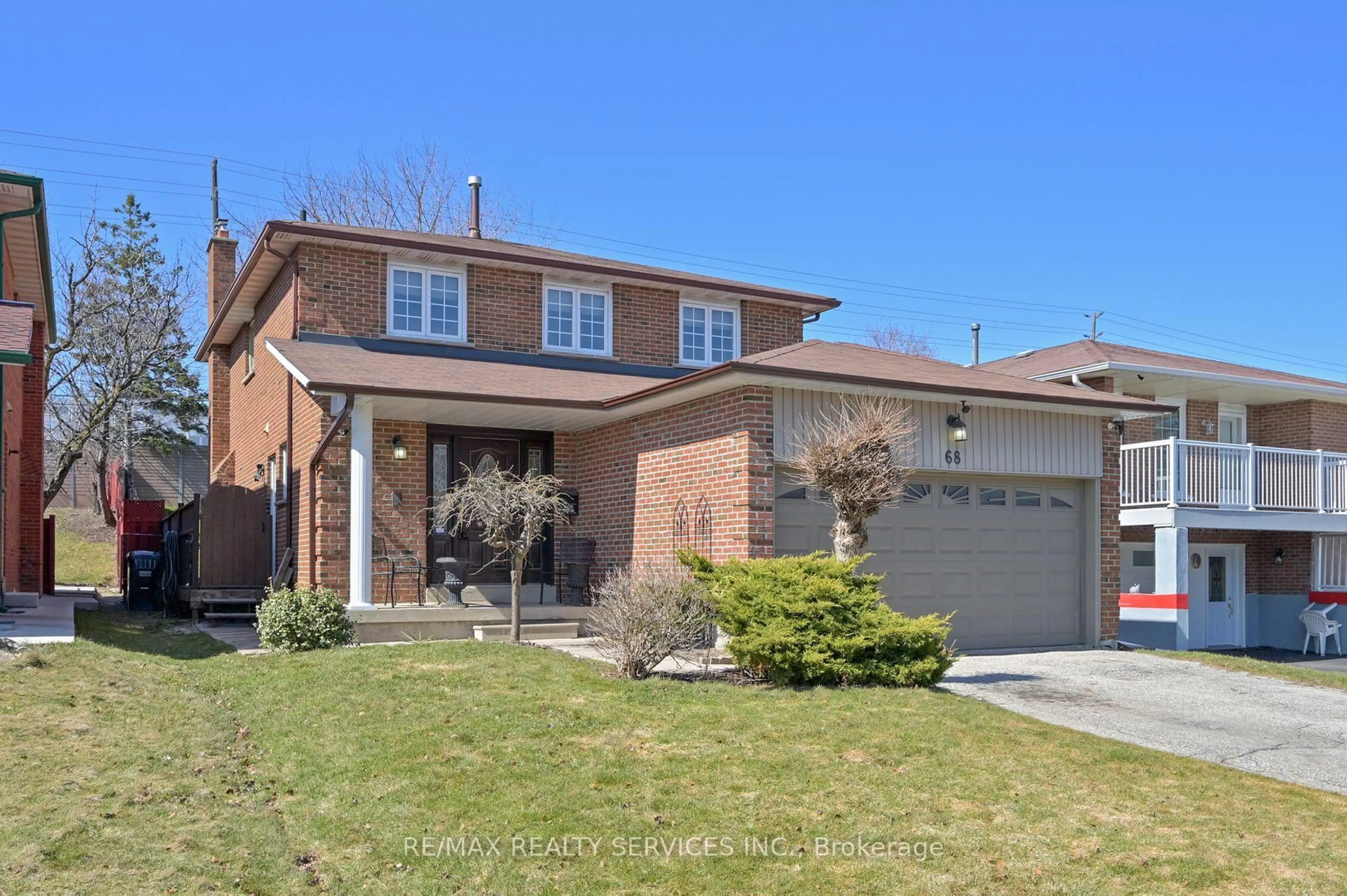 Home with brick exterior material, street for 68 Princeton Terr, Brampton Ontario L6S 3S8