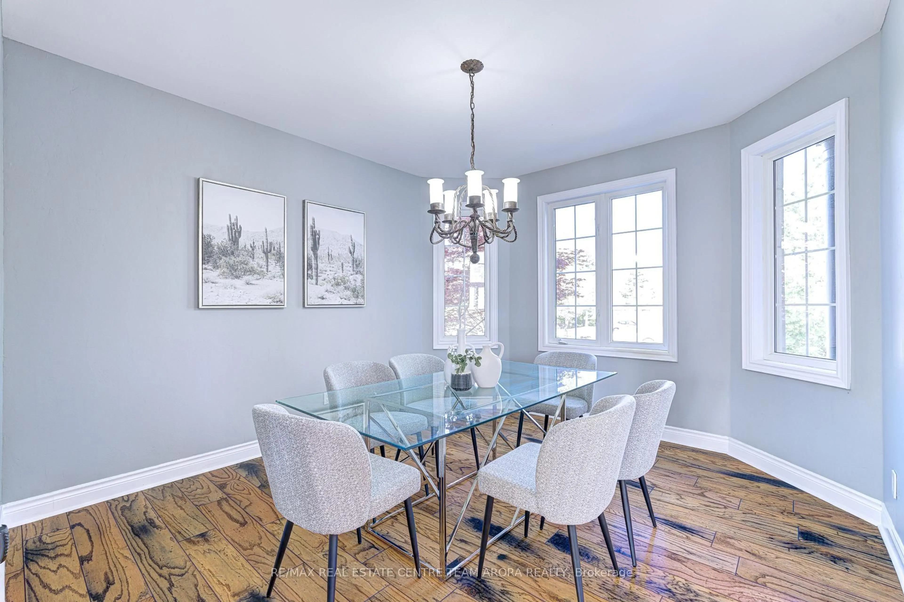 Dining room, wood/laminate floor for 13 Classic Dr, Brampton Ontario L6Y 5G9