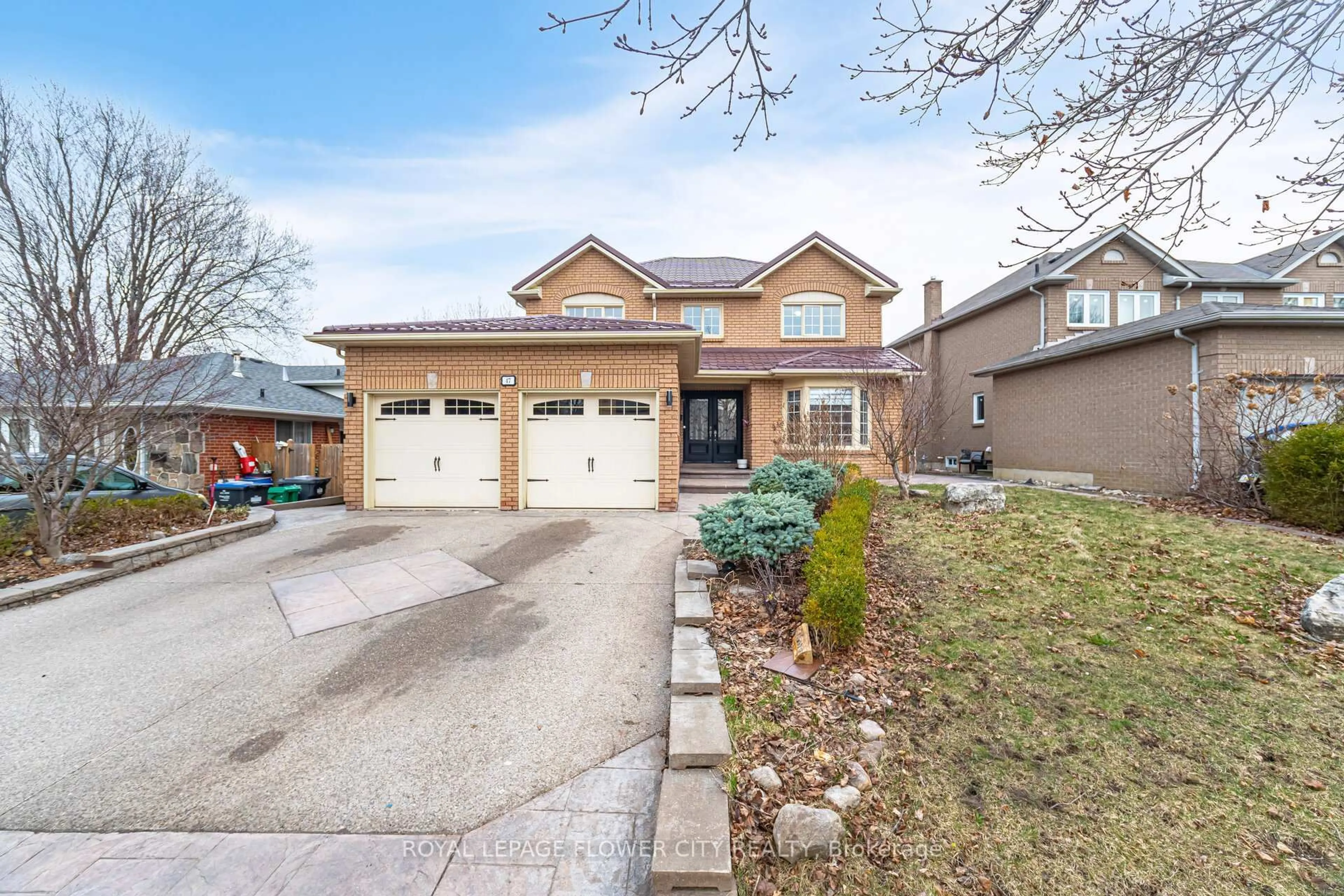 Home with brick exterior material, street for 47 Burgby Ave, Brampton Ontario L6X 2G7