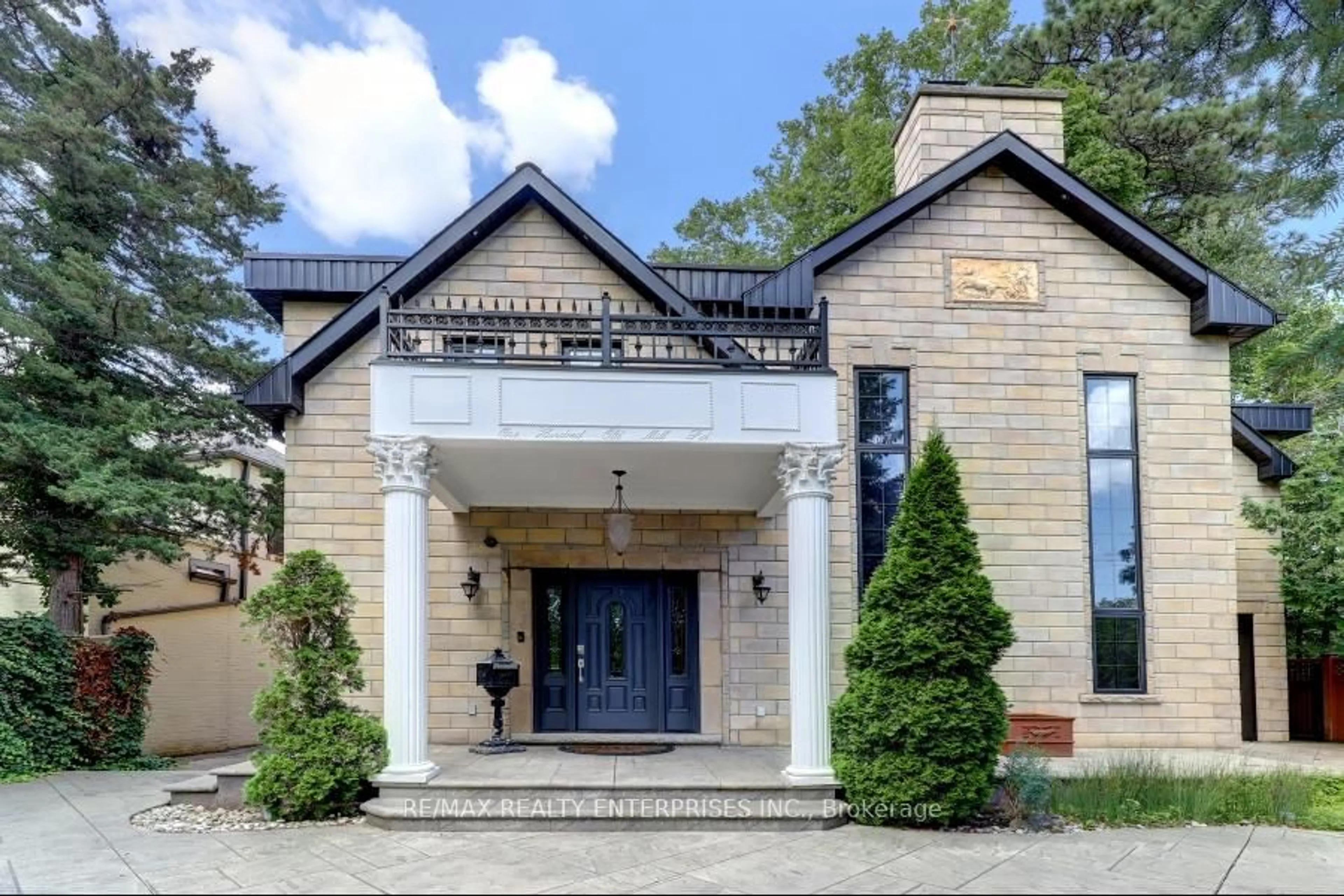 Home with brick exterior material, building for 100 Old Mill Road Rd, Toronto Ontario M8X 1G8