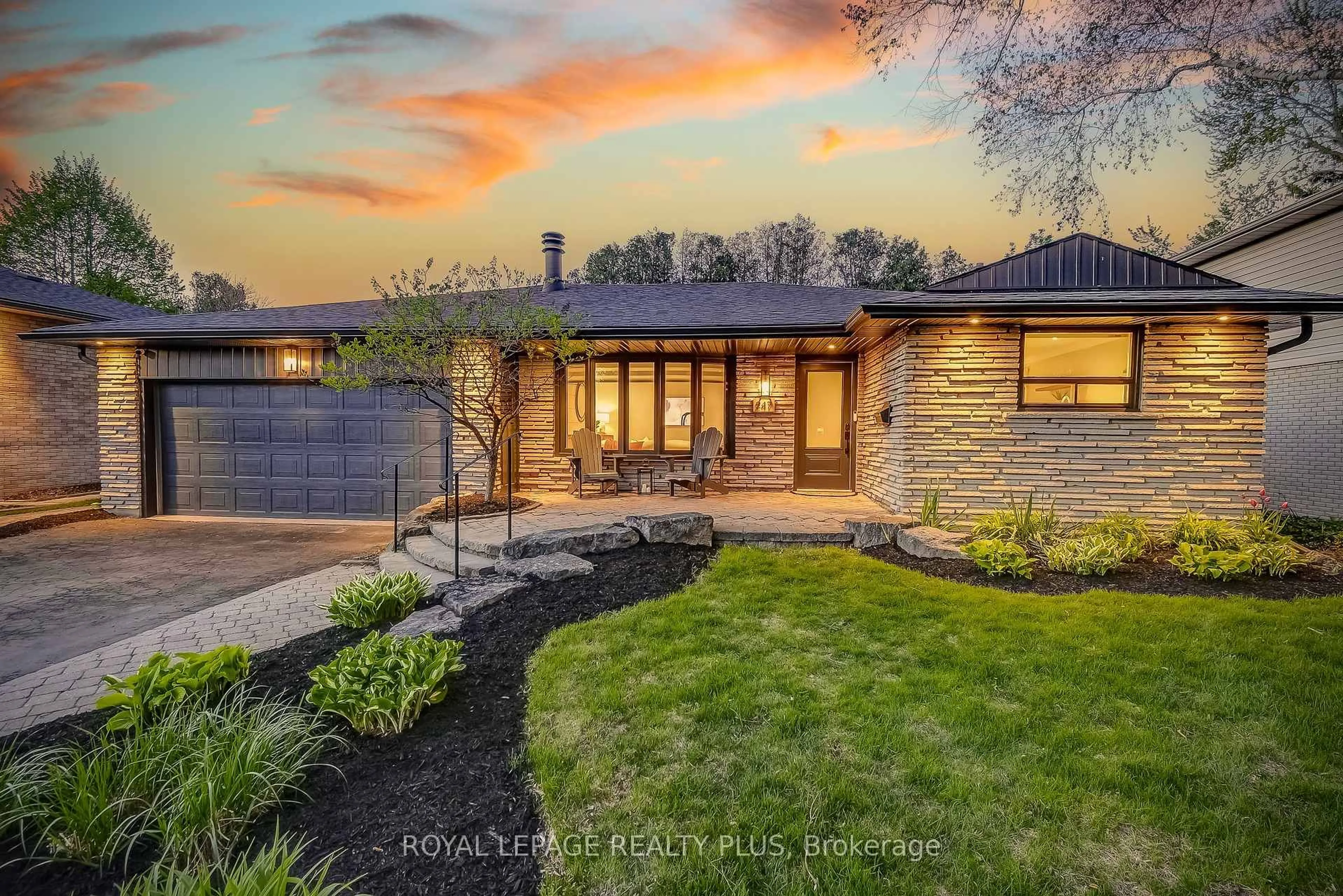 Home with brick exterior material, street for 247 Simon Dr, Burlington Ontario L7X 1X8