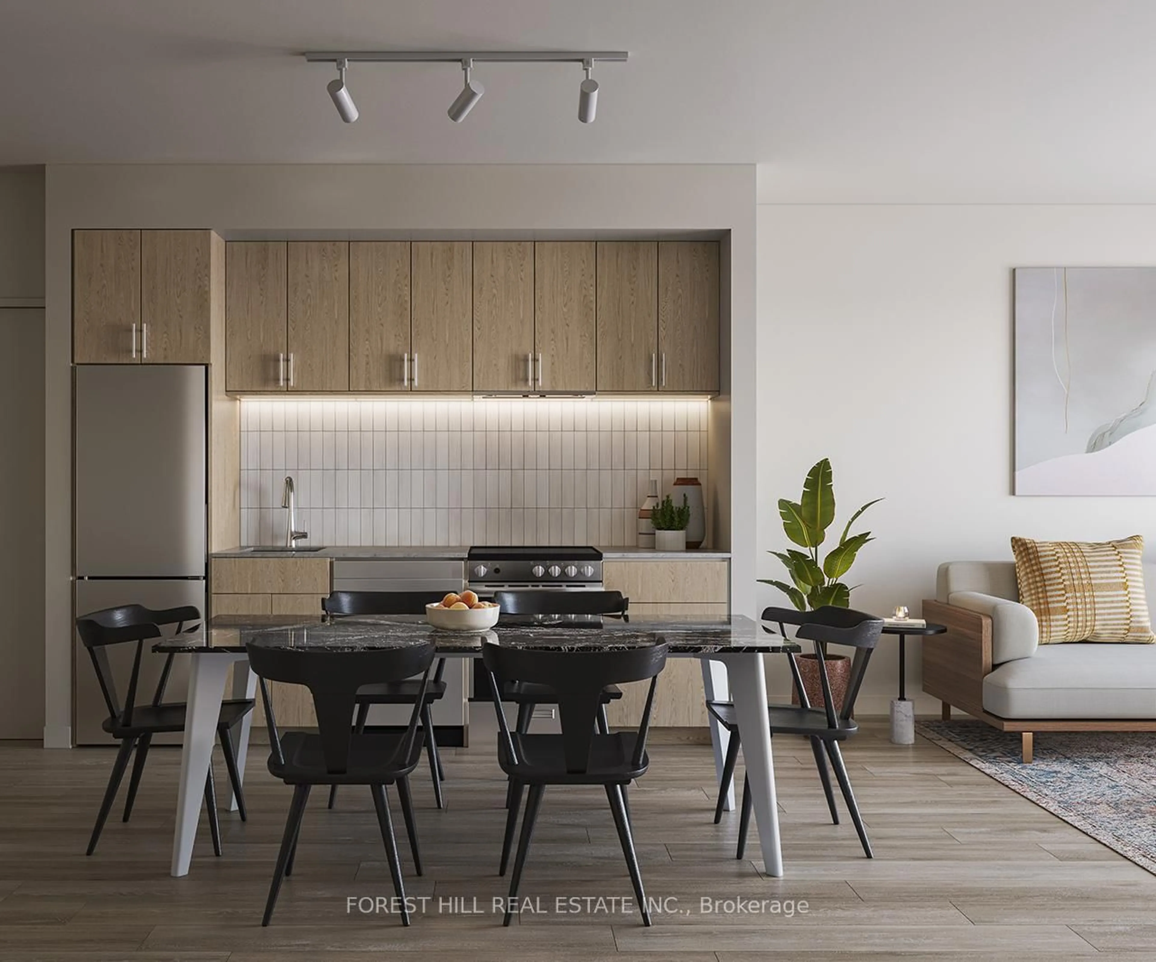 Open concept kitchen, unknown for 1660 Bloor St #907, Toronto Ontario M6P 1A8