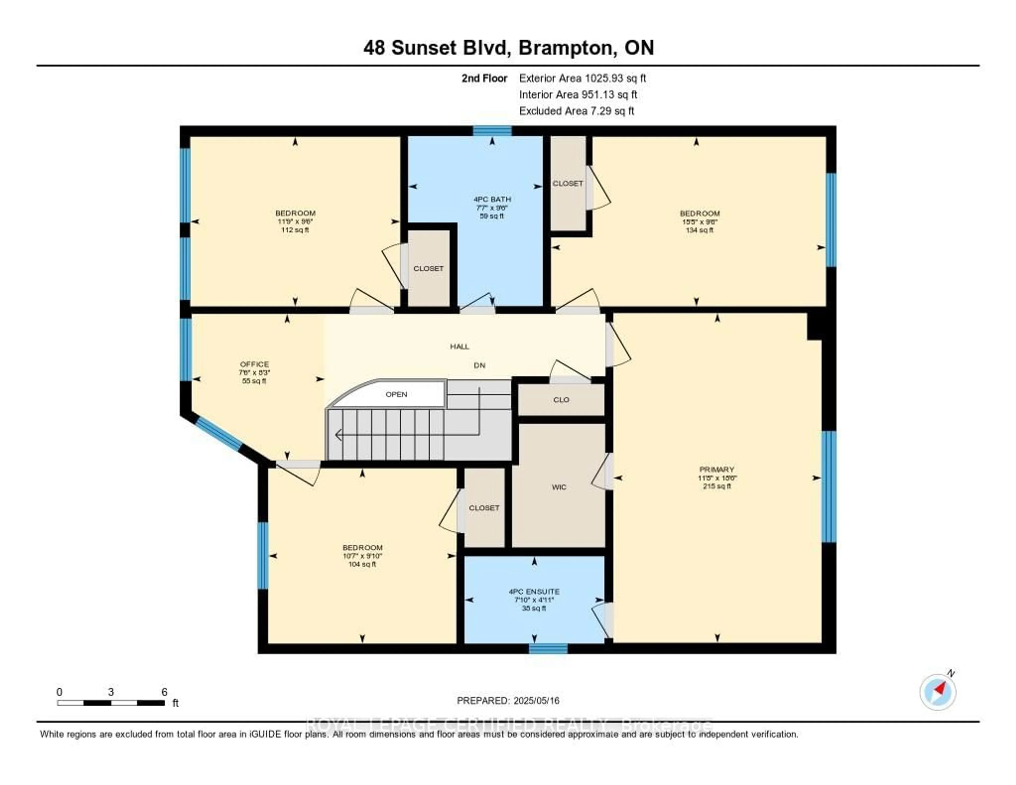Floor plan for 48 Sunset Blvd, Brampton Ontario L6X 1W9