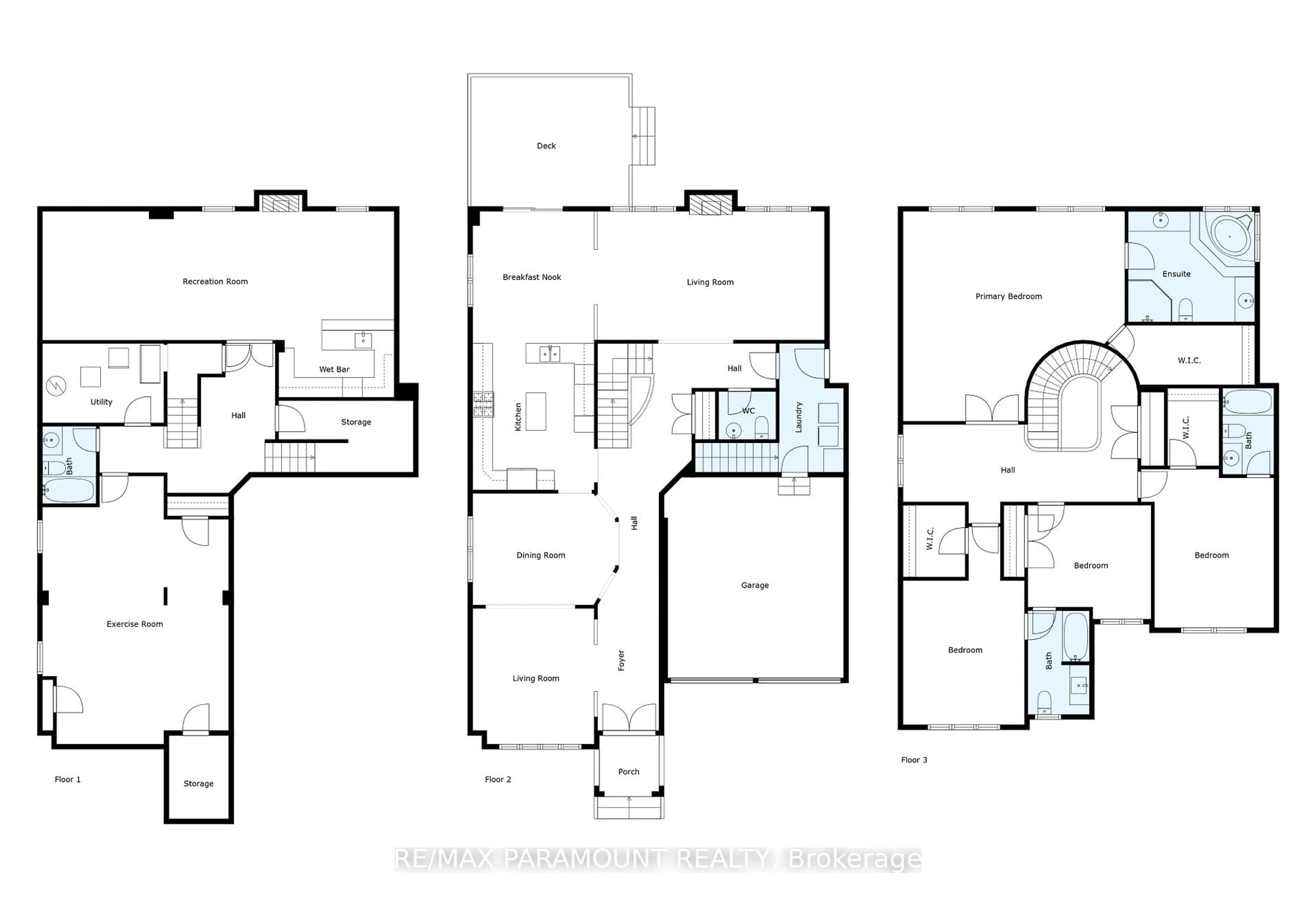 Floor plan for 8 Eaglelanding Dr, Brampton Ontario L6P 2T7