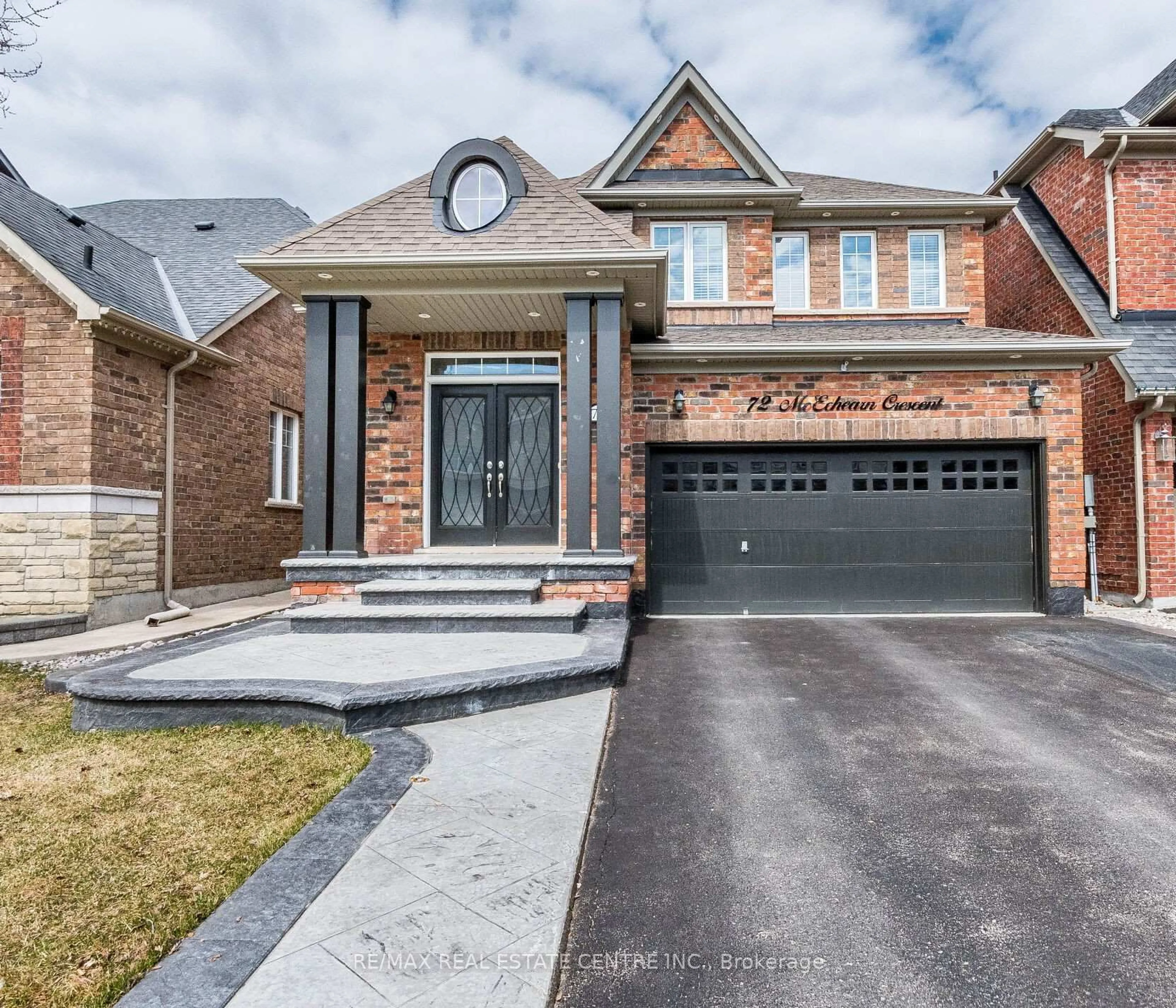 Home with brick exterior material, street for 72 Mcechearn Cres, Caledon Ontario L7C 3Y2