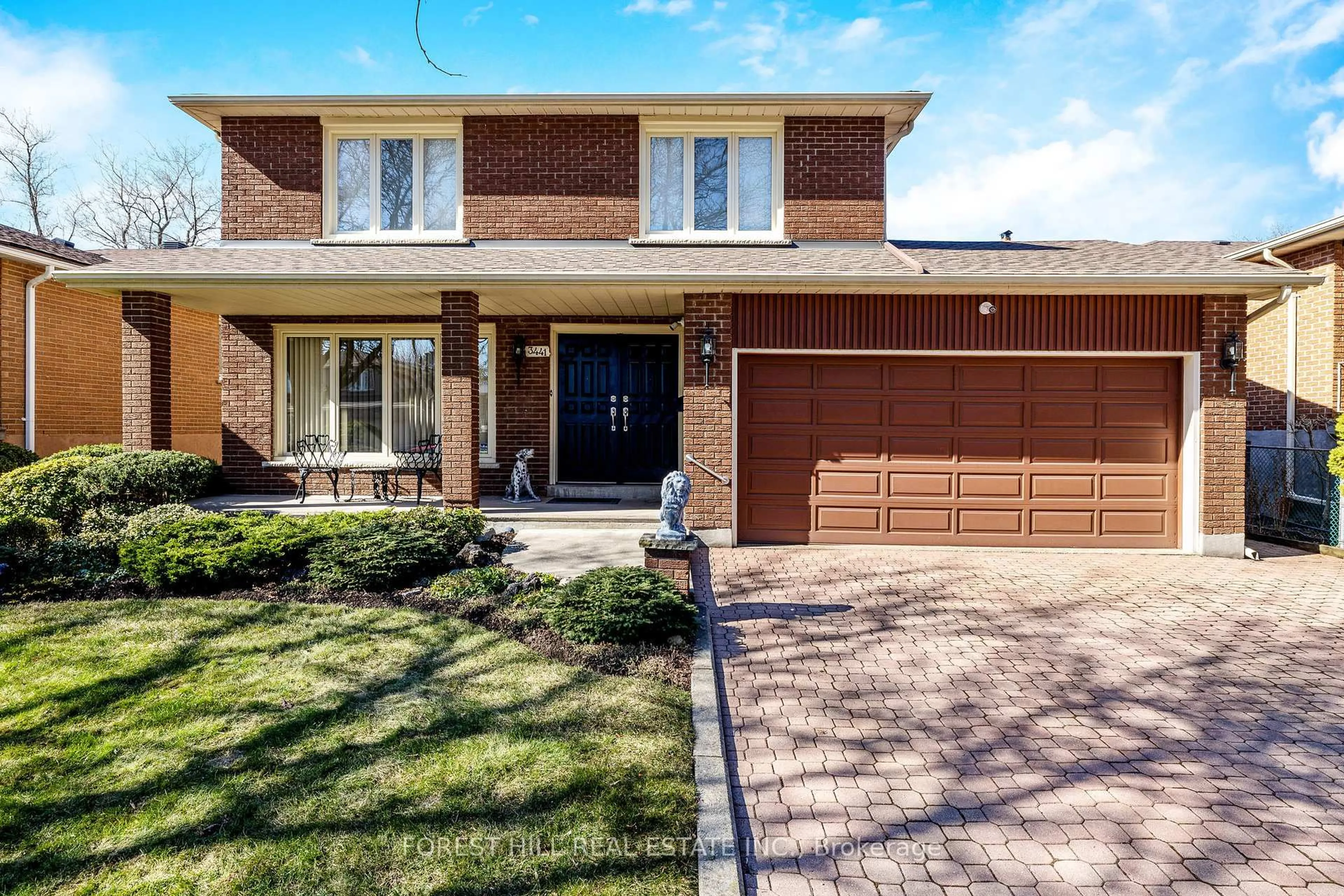 Home with brick exterior material, street for 3441 Charmaine Hts, Mississauga Ontario L5A 3C2