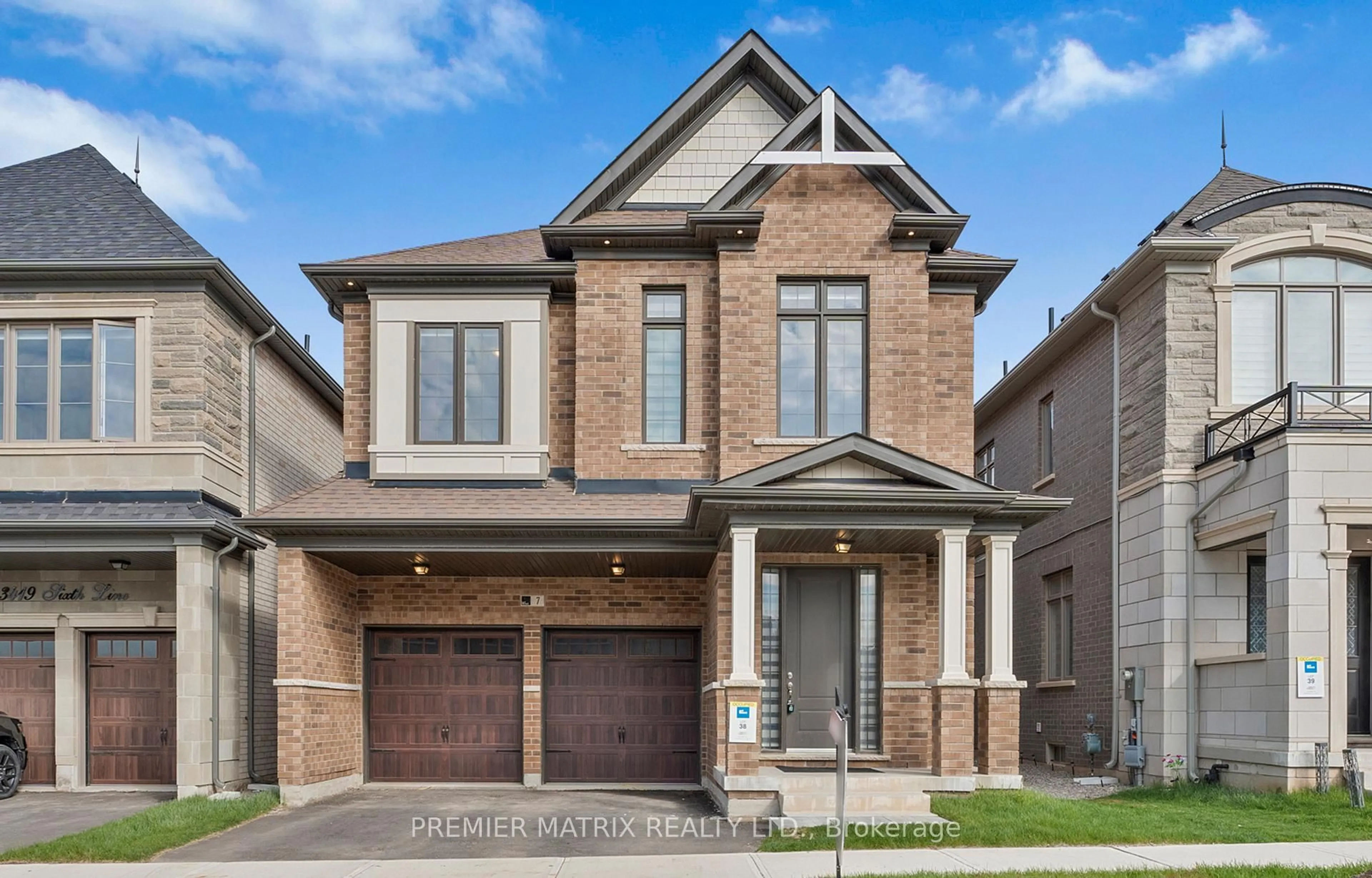 Home with brick exterior material, street for 7 William Crawley Way, Oakville Ontario L6H 0Y7