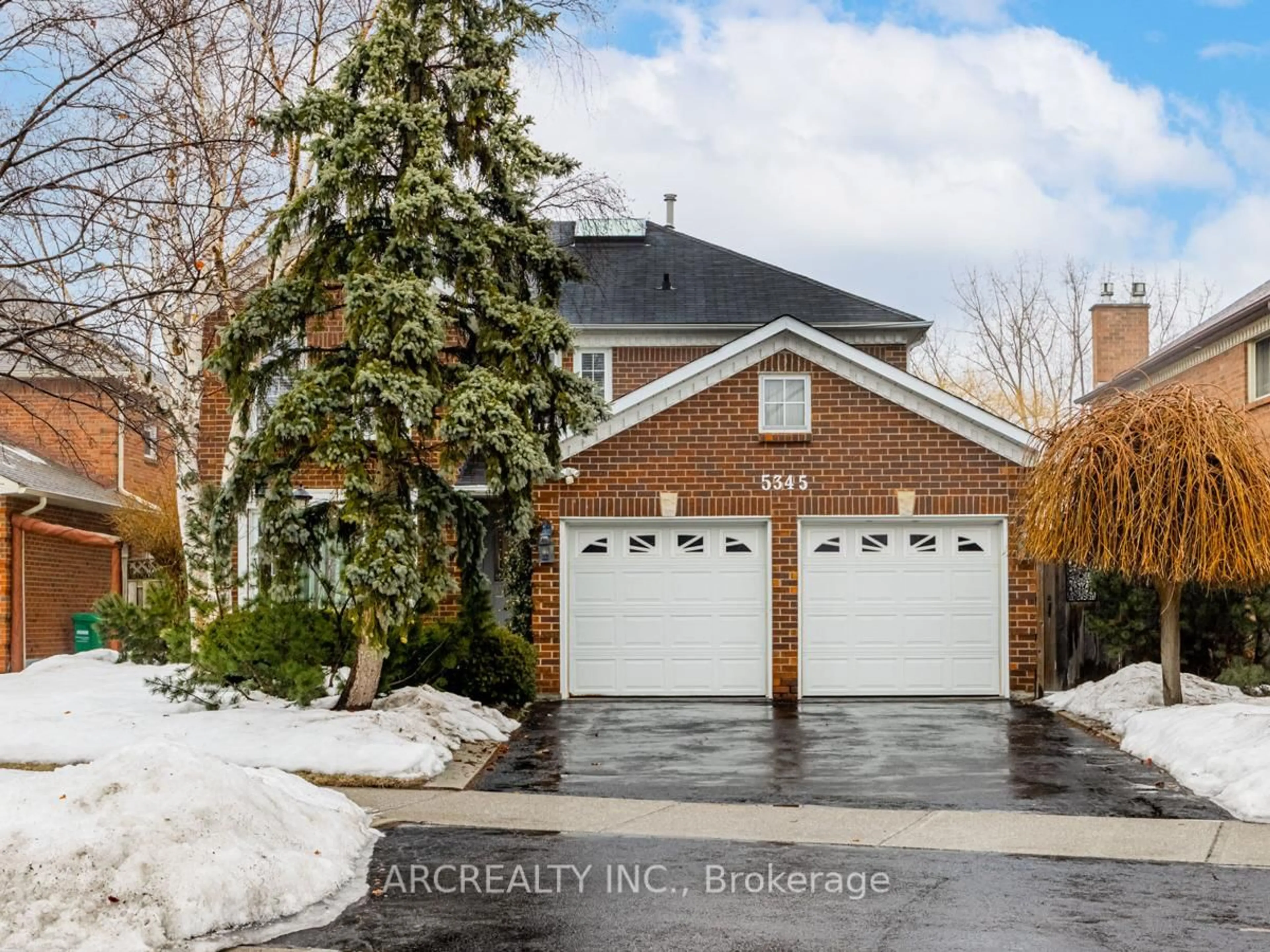 Home with brick exterior material, street for 5345 Swiftcurrent Tr, Mississauga Ontario L5R 2H6