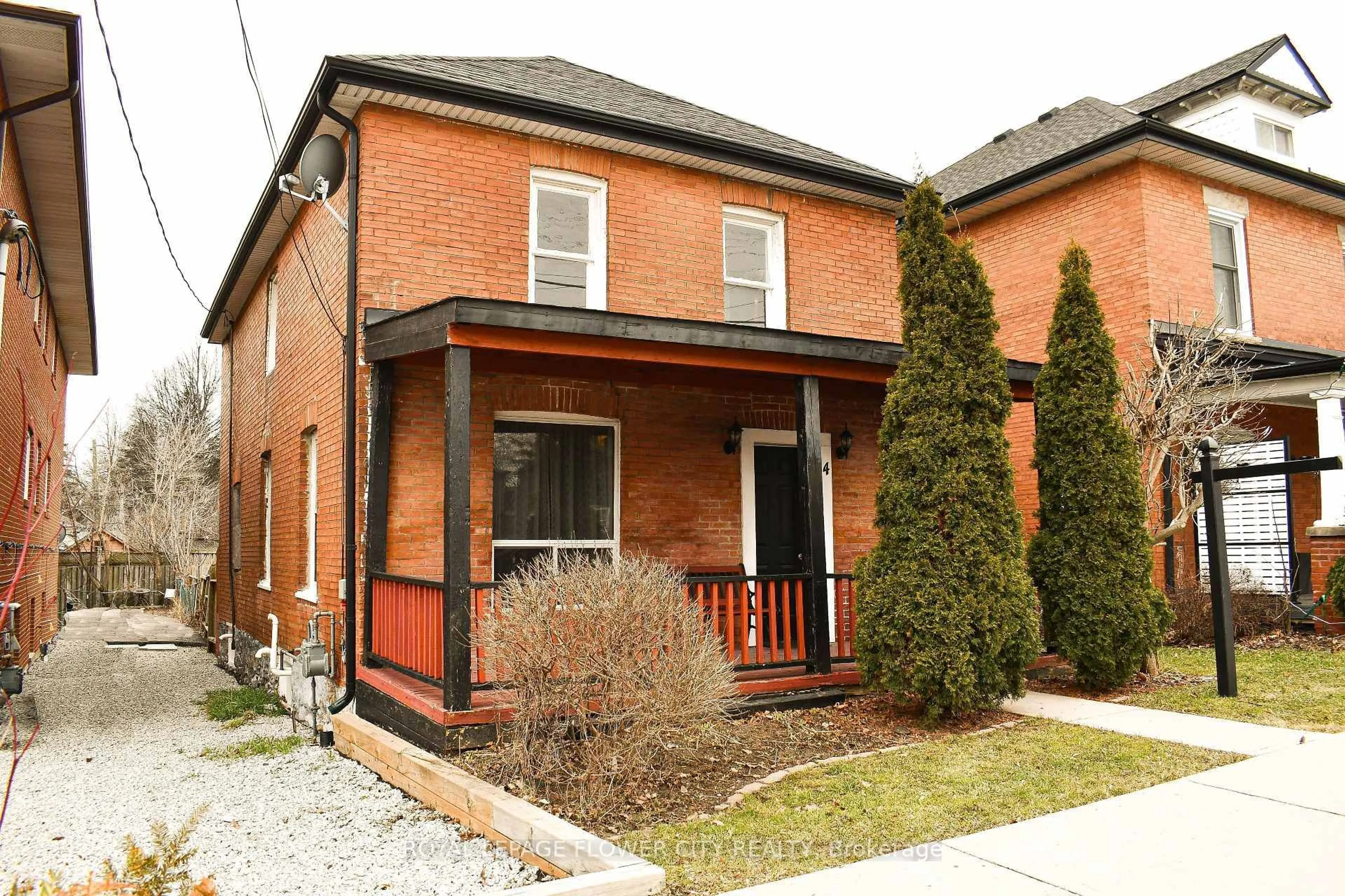 Home with brick exterior material, street for 4 Main St, Halton Hills Ontario L7G 3G5