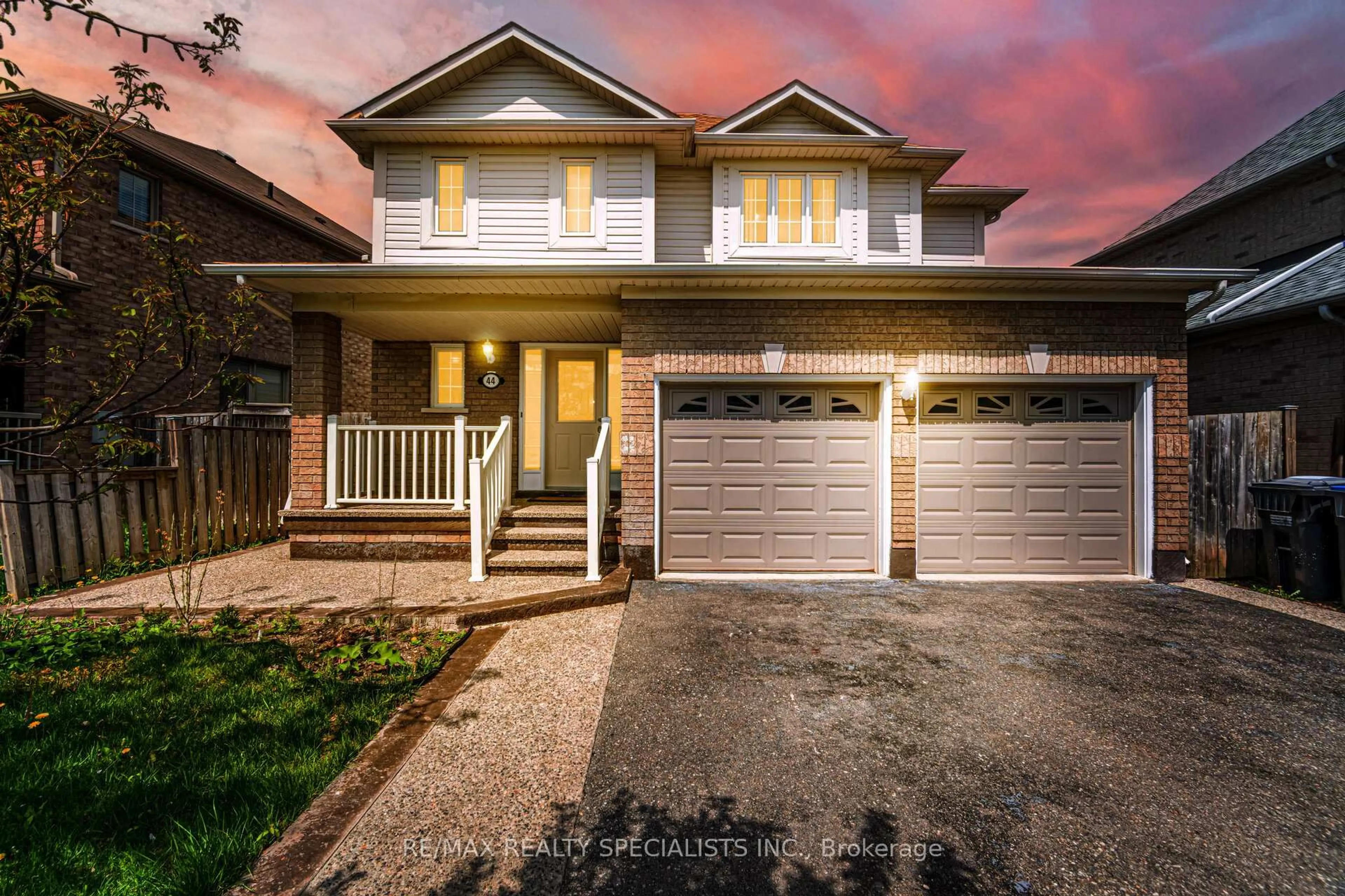 Home with brick exterior material, street for 44 Deforest Dr, Brampton Ontario L7A 2Y1