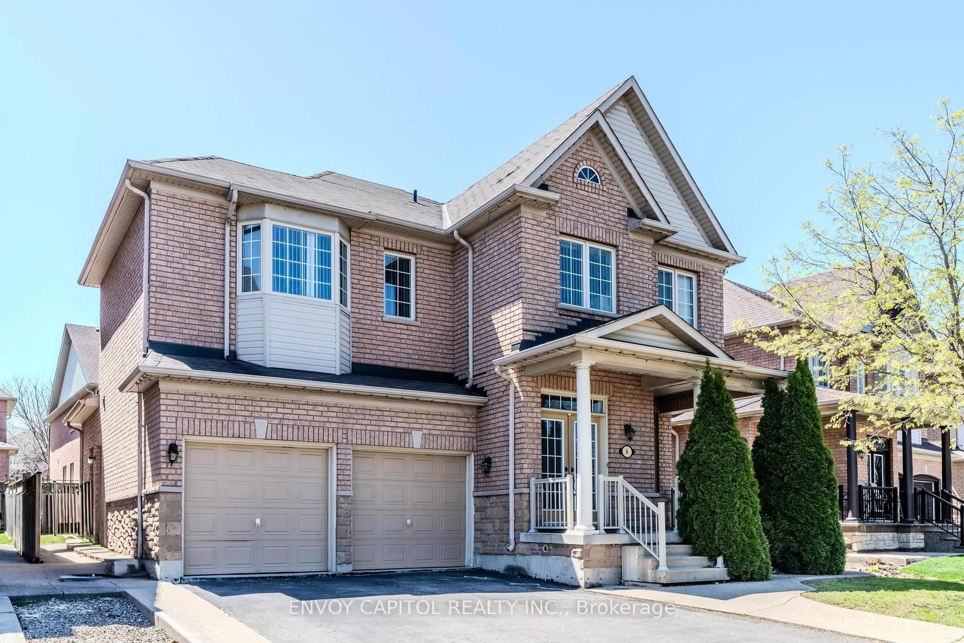 Home with brick exterior material, street for 6 Sparkling Pl, Brampton Ontario L6R 2W9