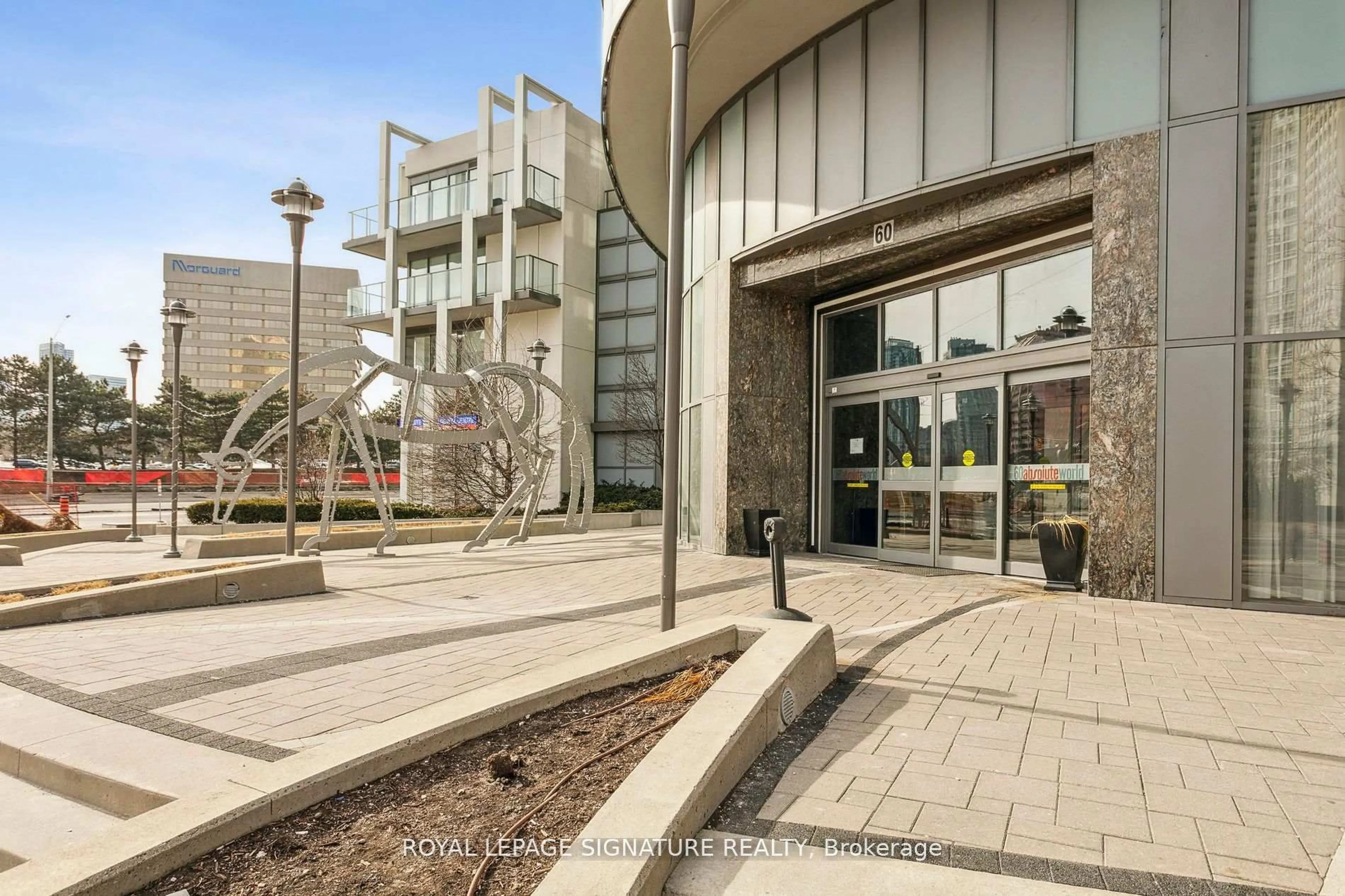 Indoor foyer for 60 Absolute Ave #2503, Mississauga Ontario L4Z 0A9
