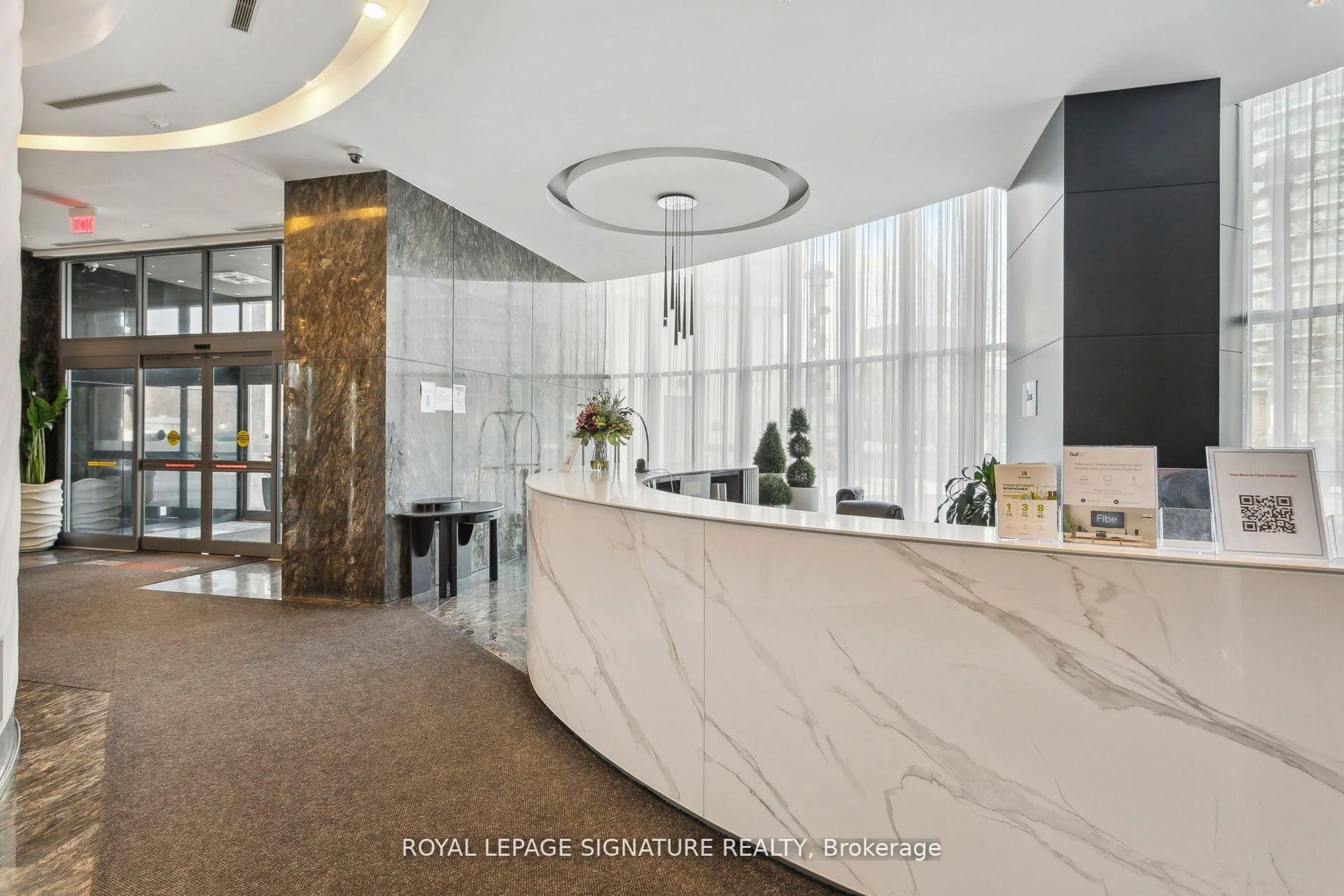Lobby for 60 Absolute Ave #2503, Mississauga Ontario L4Z 0A9