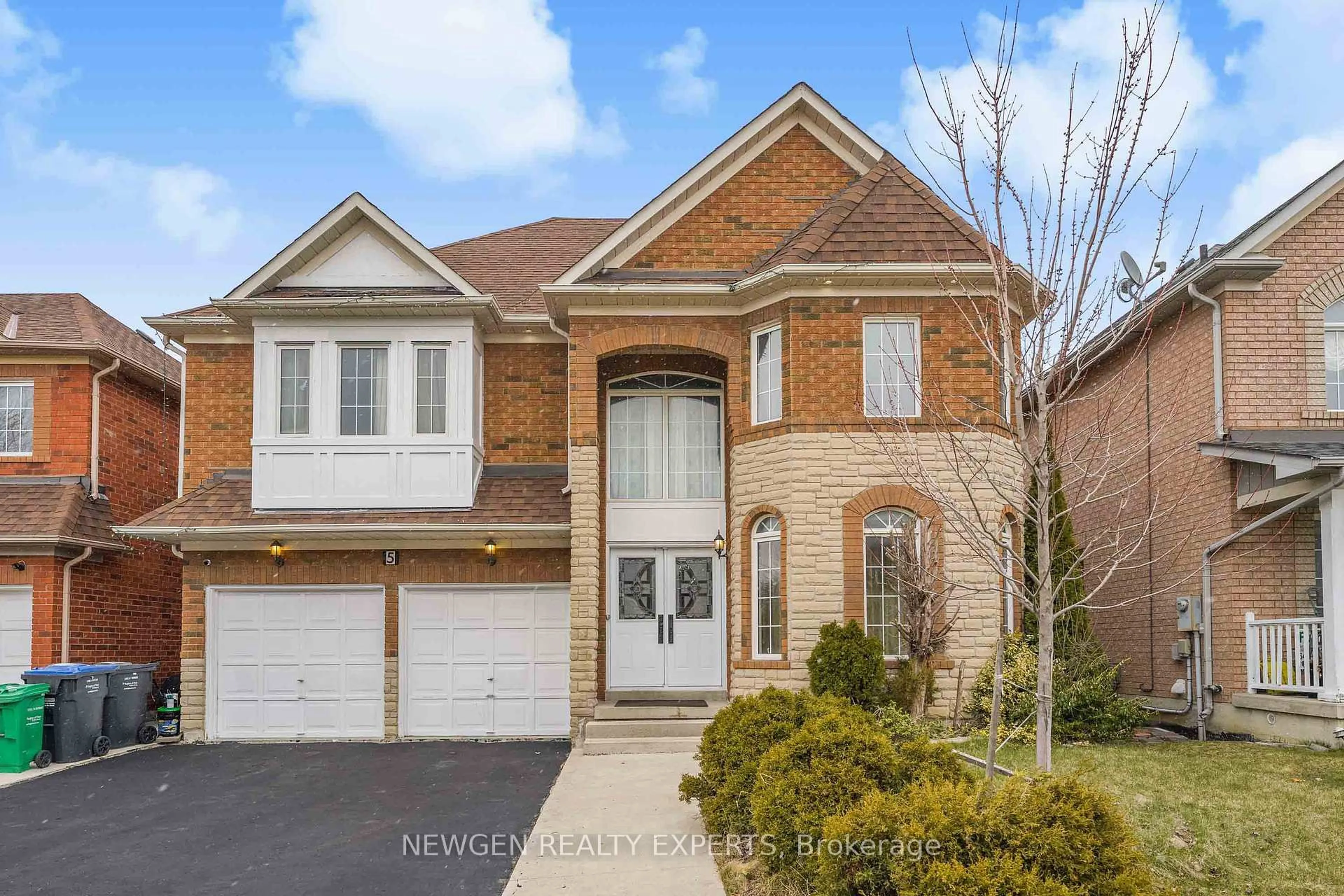 Home with brick exterior material, street for 5 Wildhorse Lane, Brampton Ontario L6R 2E5