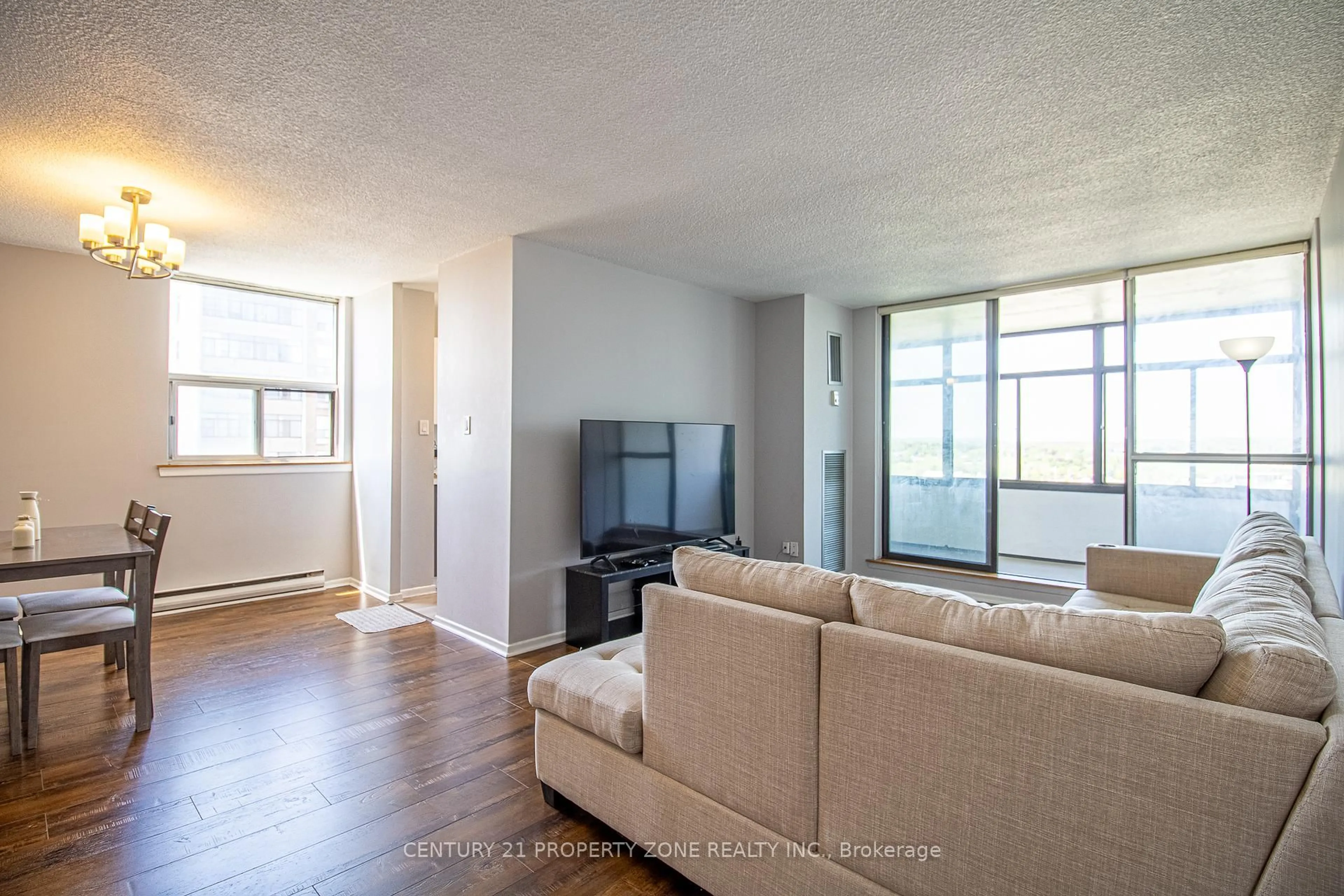Living room with furniture, unknown for 25 Kensington Rd #1612, Brampton Ontario L6T 3W8