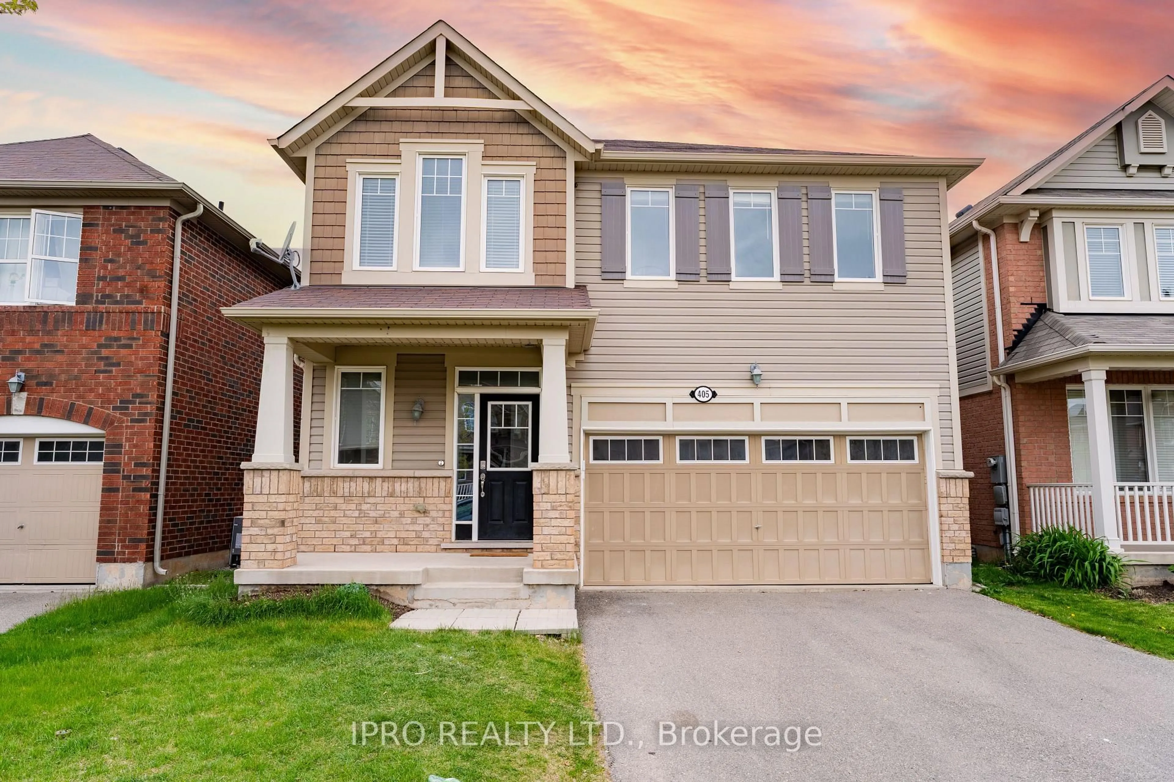 Home with brick exterior material, street for 405 Leiterman Dr, Milton Ontario L9T 8B9