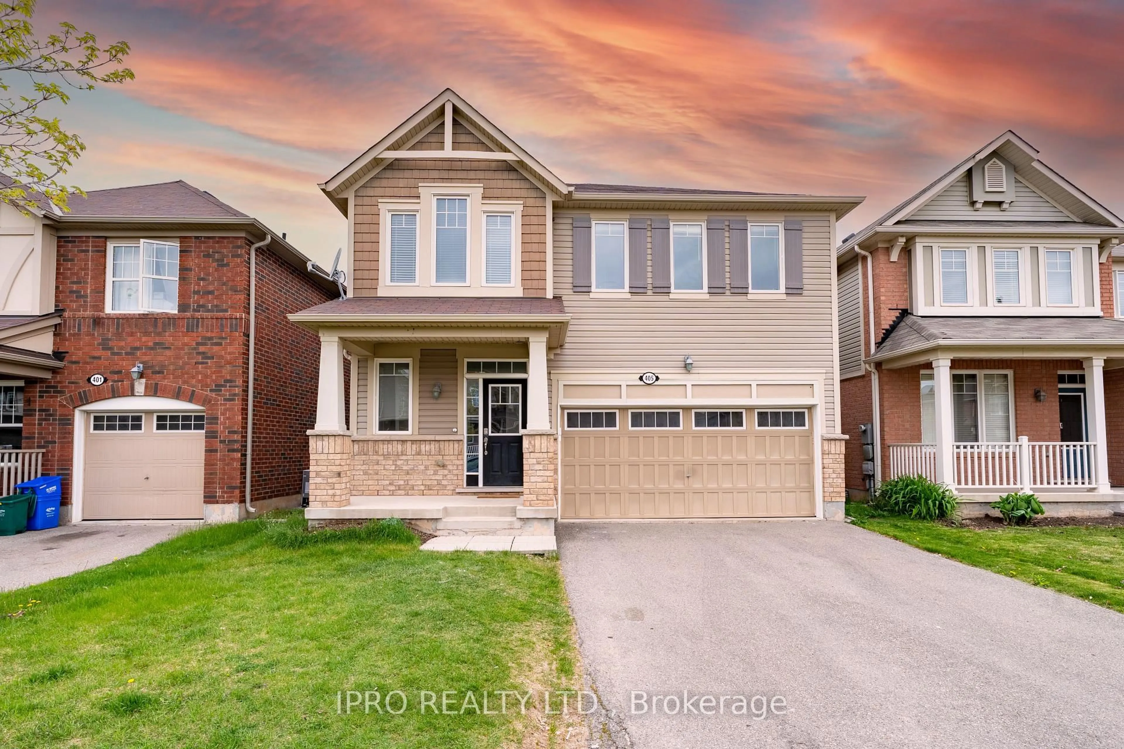 Home with brick exterior material, street for 405 Leiterman Dr, Milton Ontario L9T 8B9