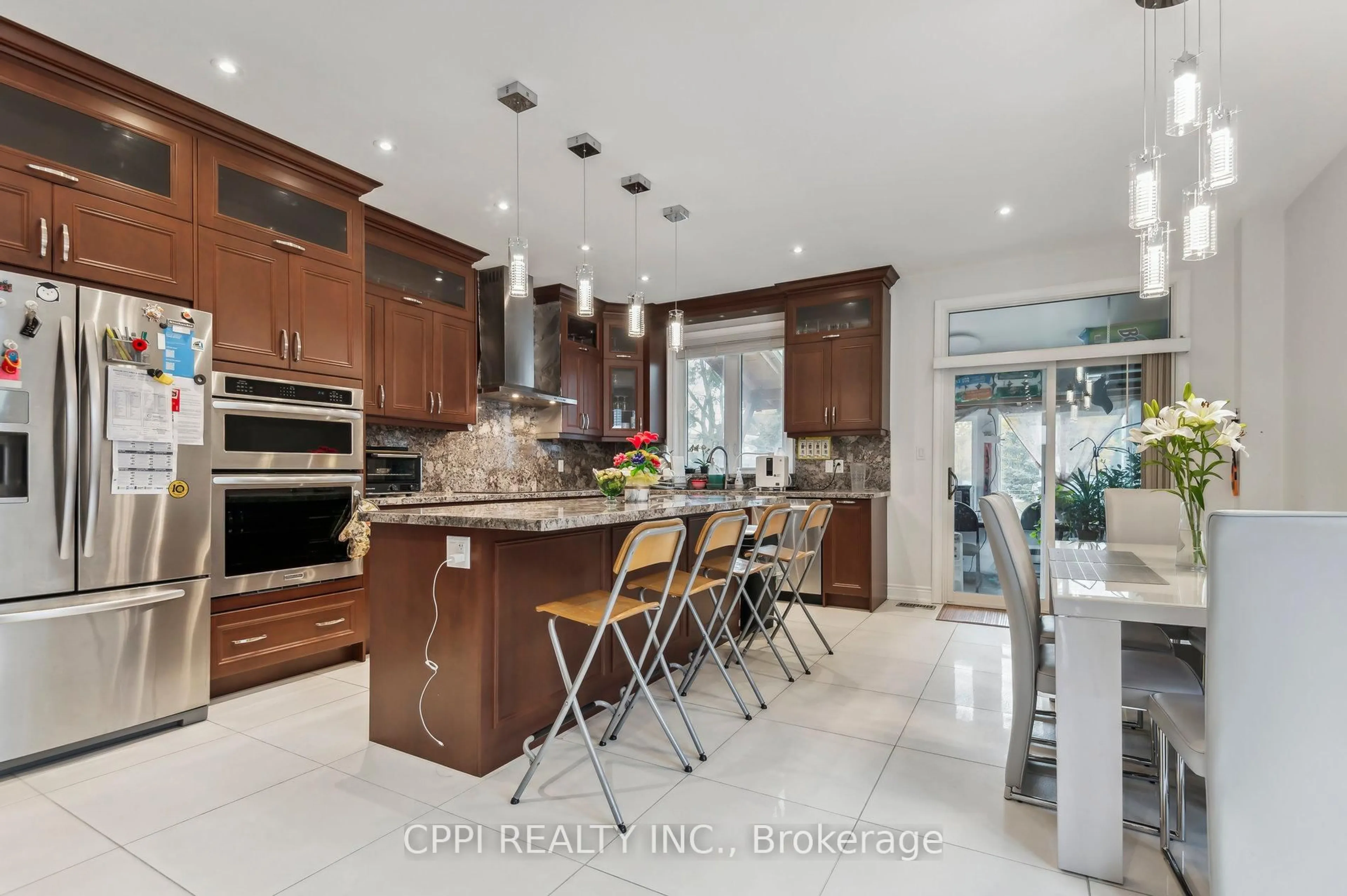 Contemporary kitchen, ceramic/tile floor for 2C Bexley Cres, Toronto Ontario M6N 2P5