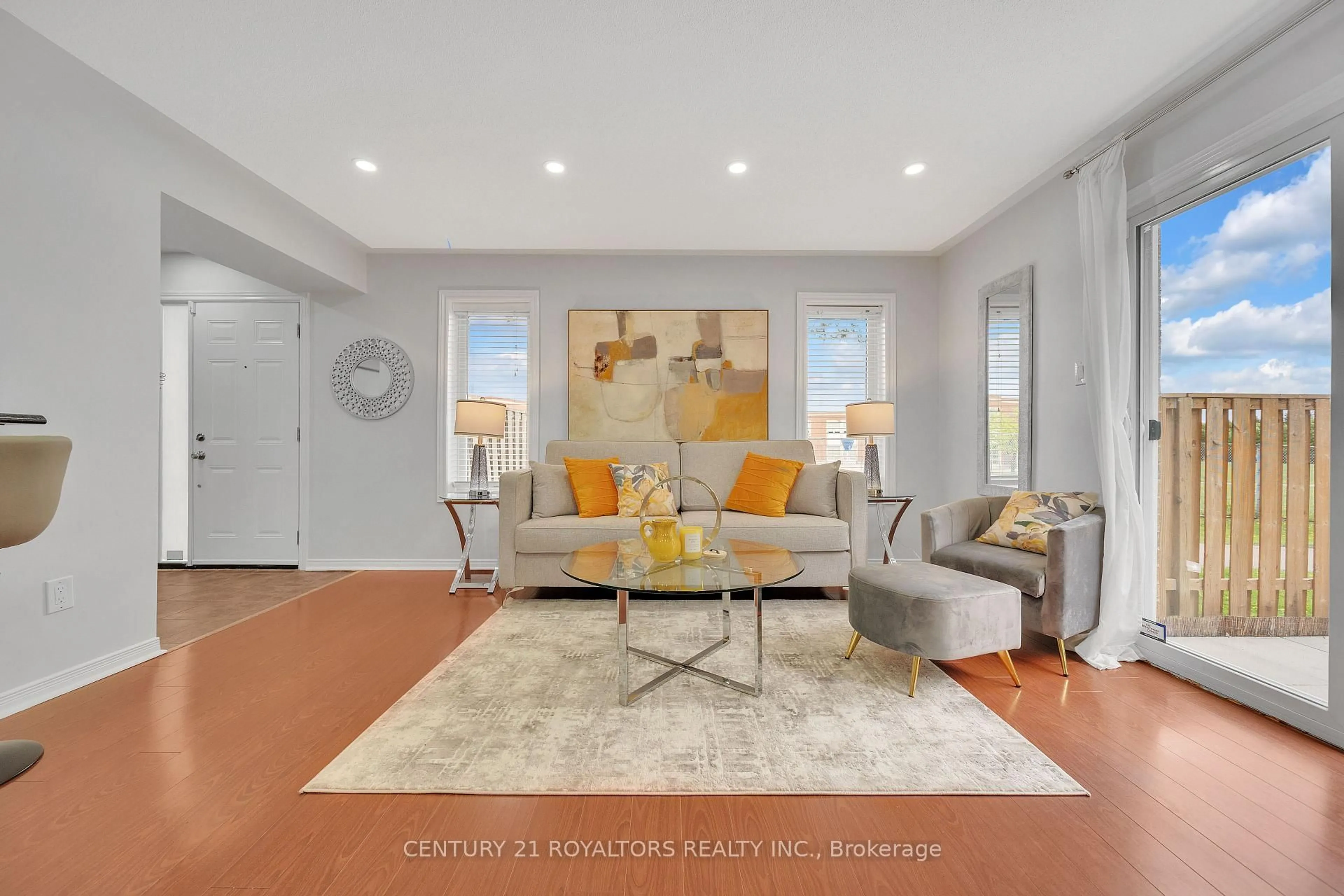 Living room with furniture, unknown for 60 Barondale Dr #310, Mississauga Ontario L4Z 3N8