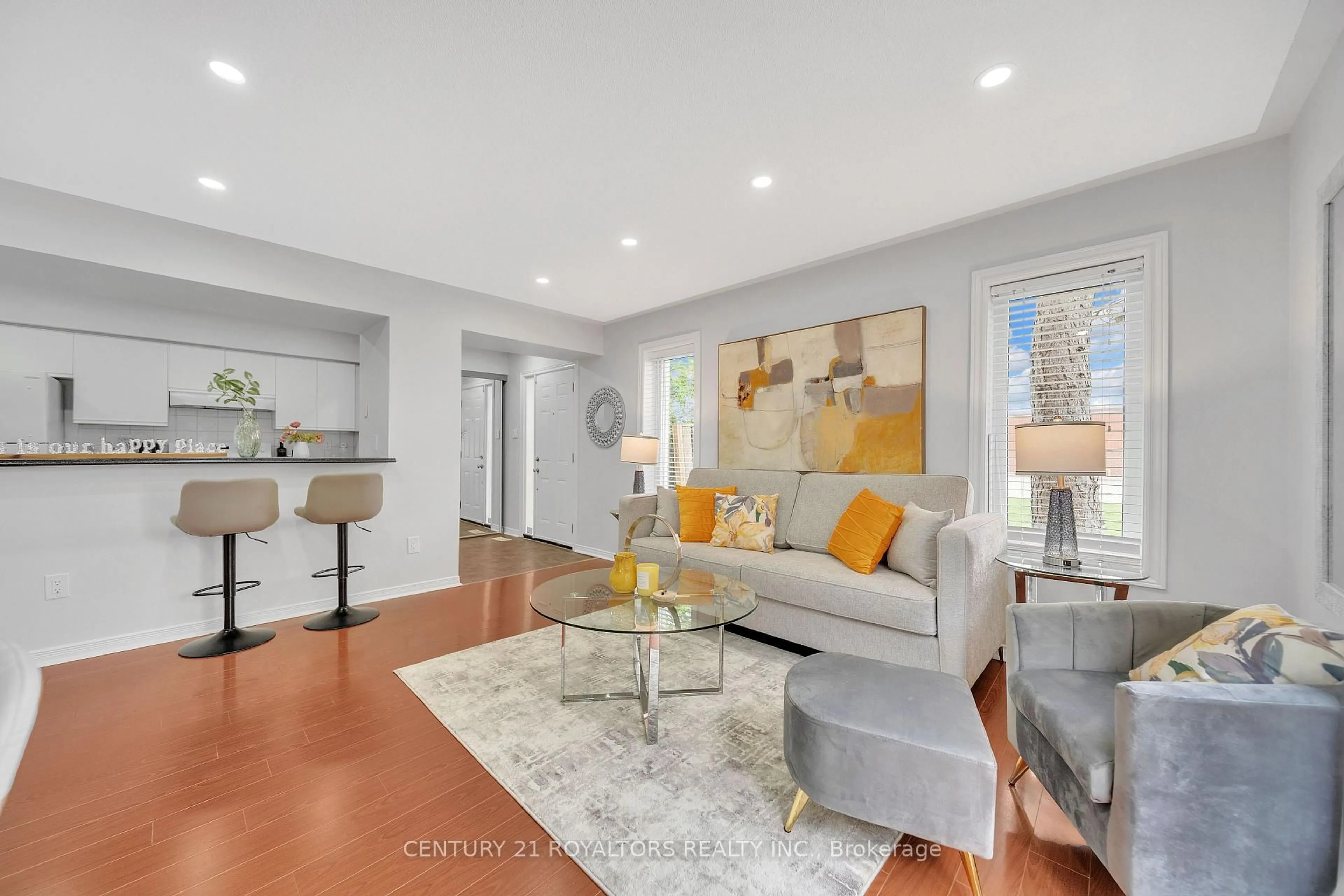 Living room with furniture, unknown for 60 Barondale Dr #310, Mississauga Ontario L4Z 3N8