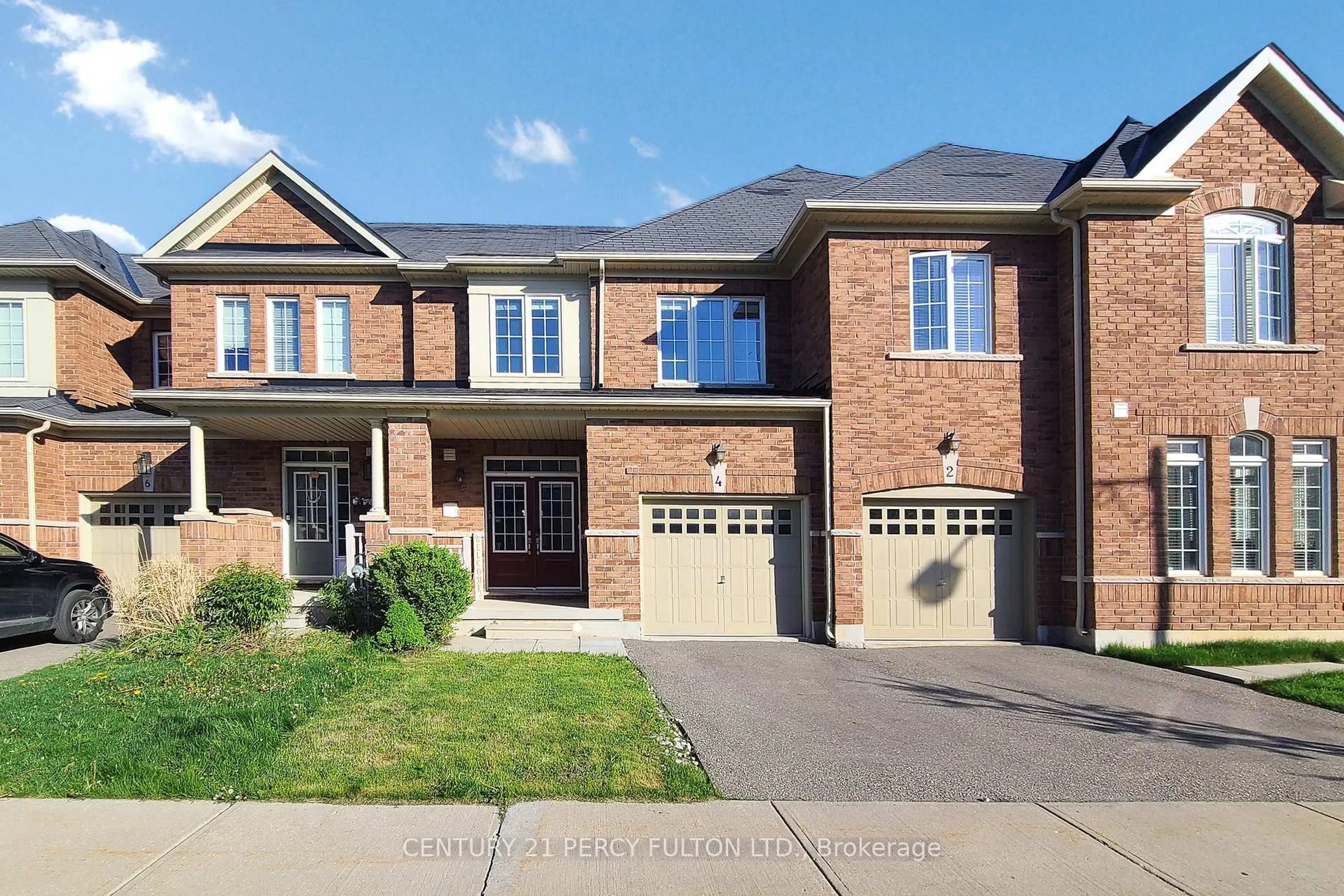Home with brick exterior material, street for 4 Munch Pl, Milton Ontario L9T 8K6
