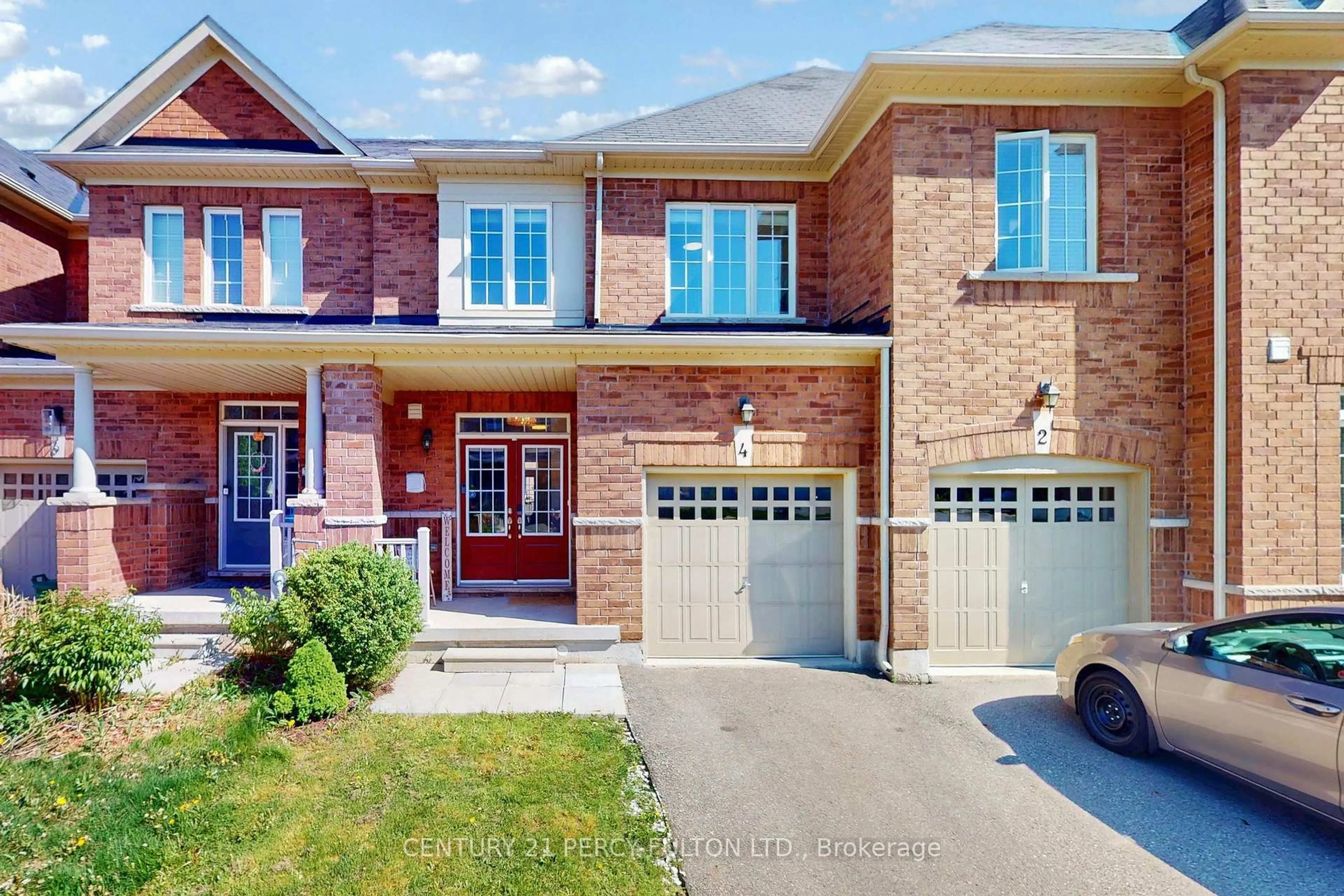 Home with brick exterior material, street for 4 Munch Pl, Milton Ontario L9T 8K6