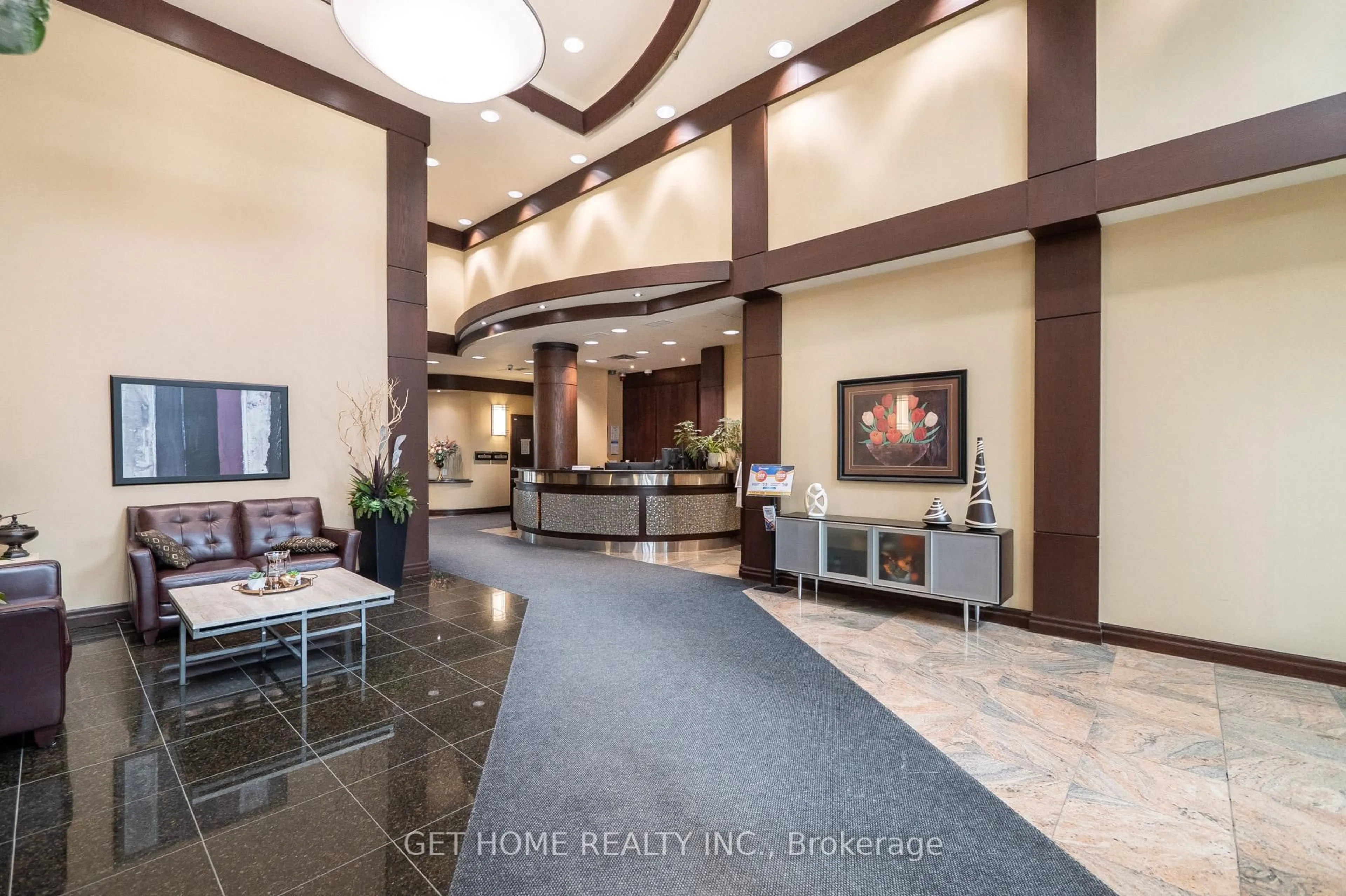 Lobby for 335 Rathburn Rd #1609, Mississauga Ontario L5B 0C8
