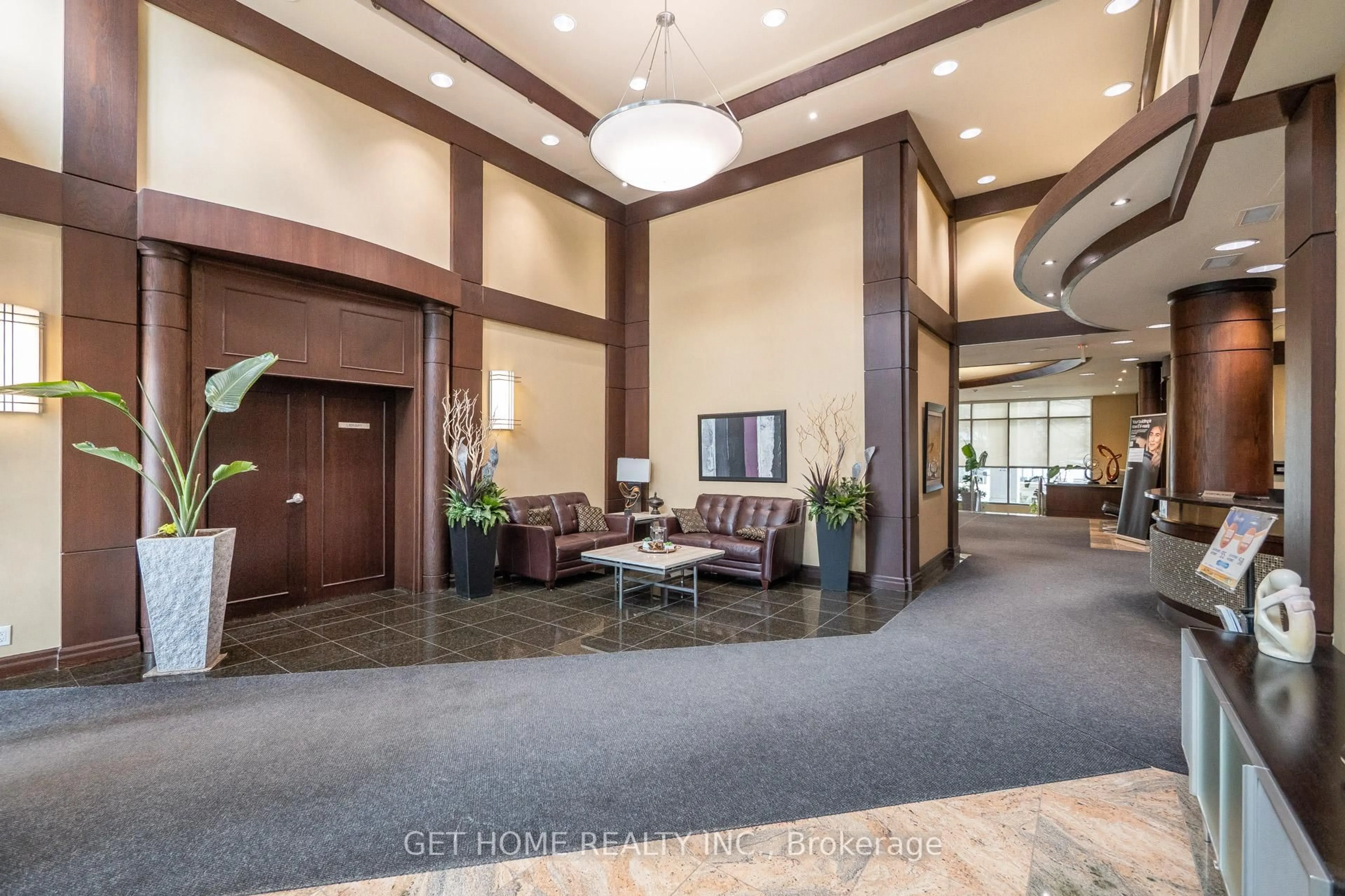 Lobby for 335 Rathburn Rd #1609, Mississauga Ontario L5B 0C8