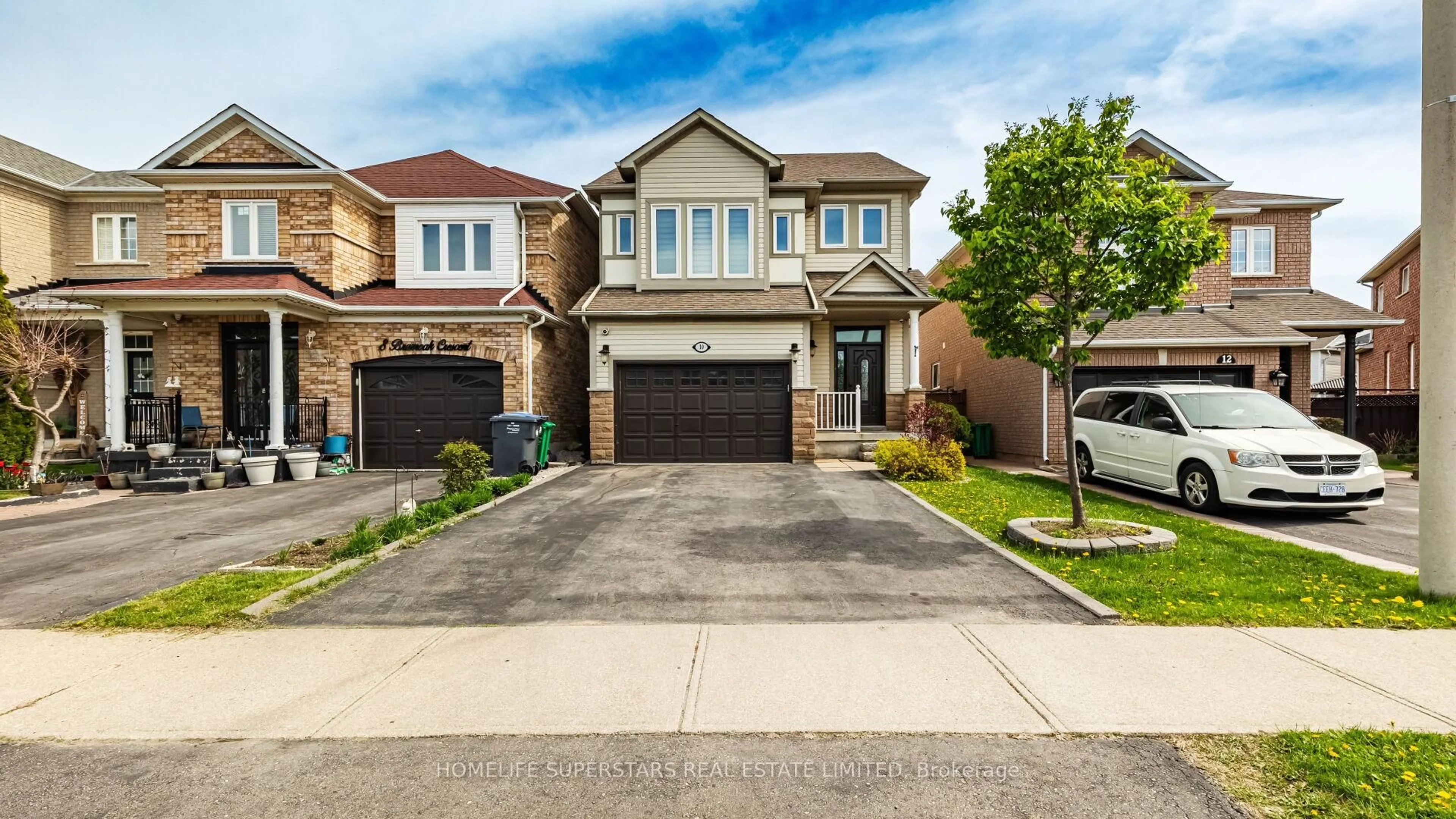 Home with brick exterior material, street for 10 bramoak Cres, Brampton Ontario L7A 1T7