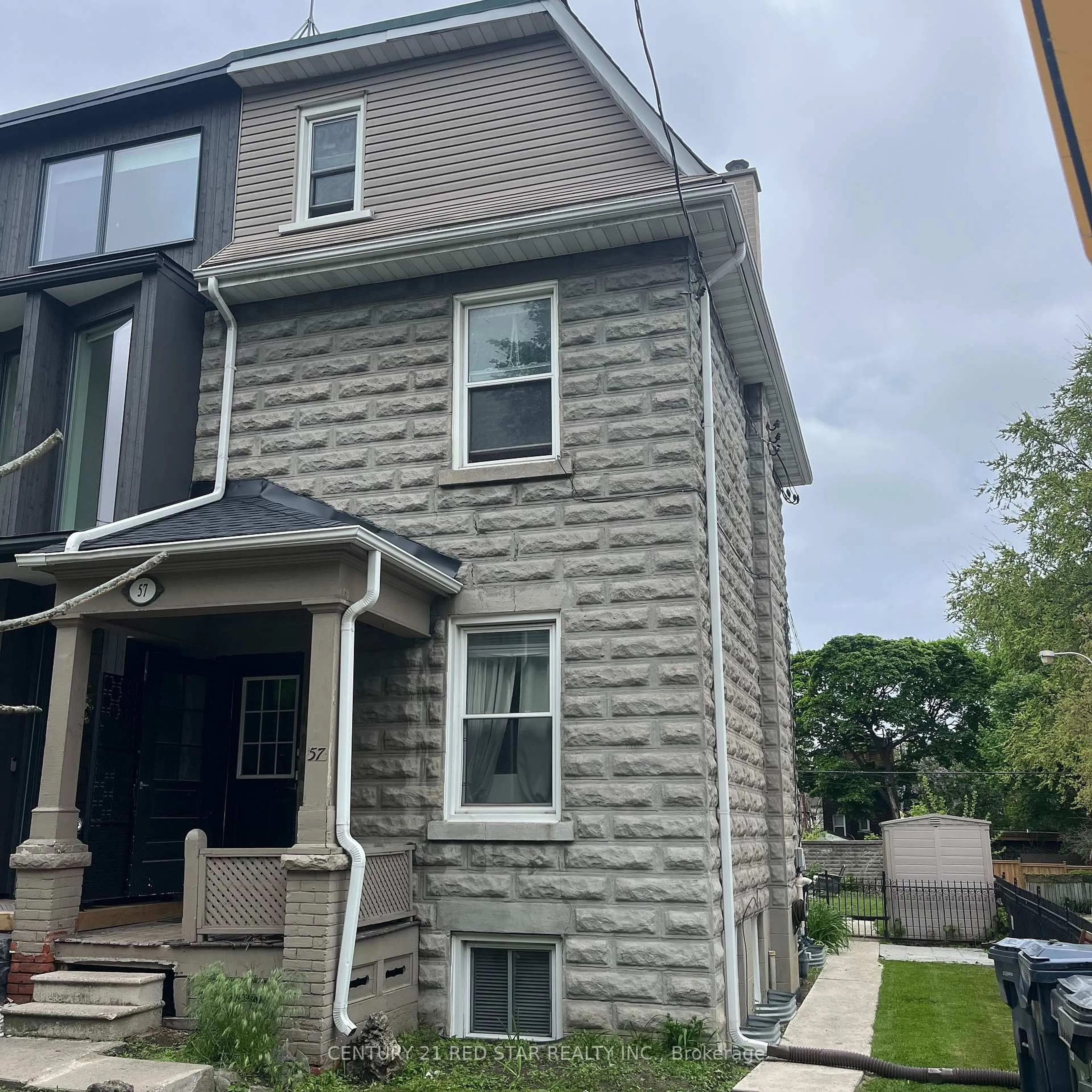 Home with vinyl exterior material, street for 57 Humberside Ave, Toronto Ontario M6P 1J6