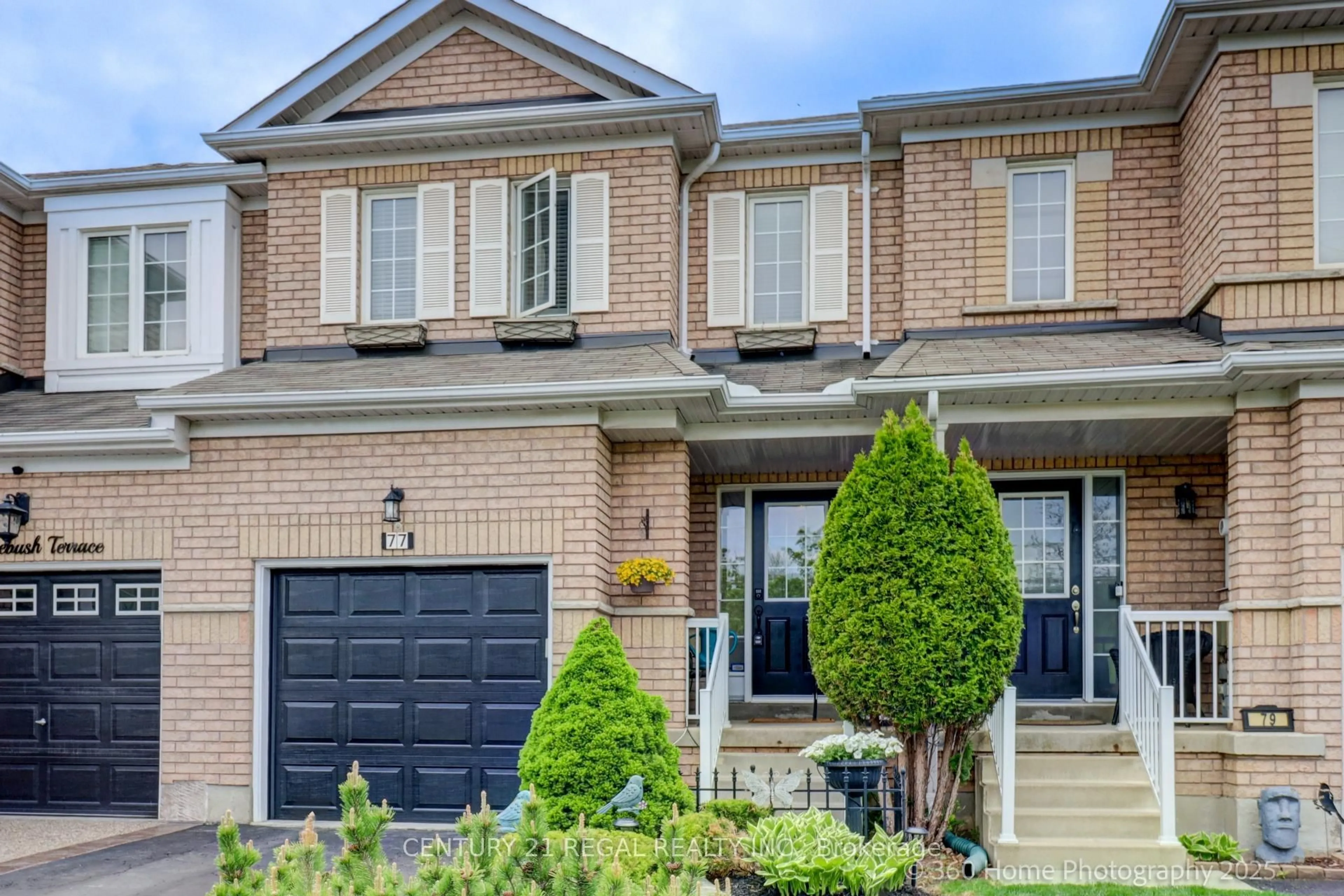 Home with brick exterior material, street for 77 Spicebush Terr, Brampton Ontario L6X 0J5