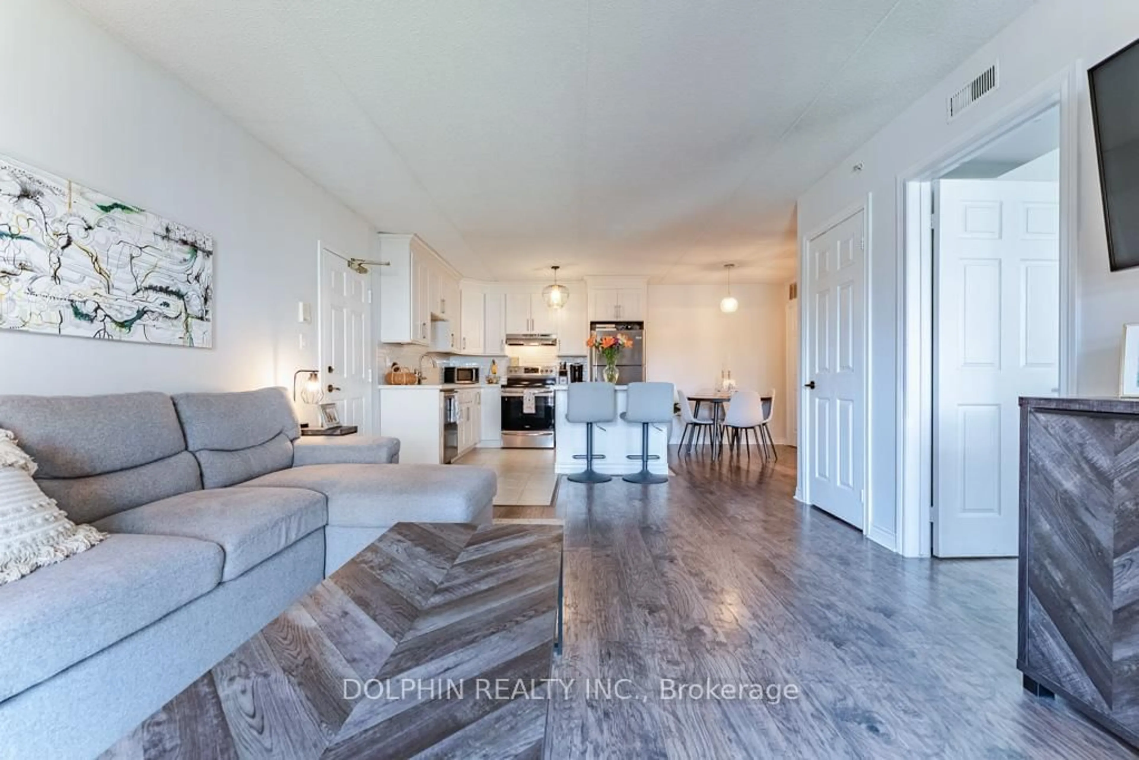 Open concept kitchen, unknown for 4005 Kilmer Dr #204, Burlington Ontario L7M 4M2