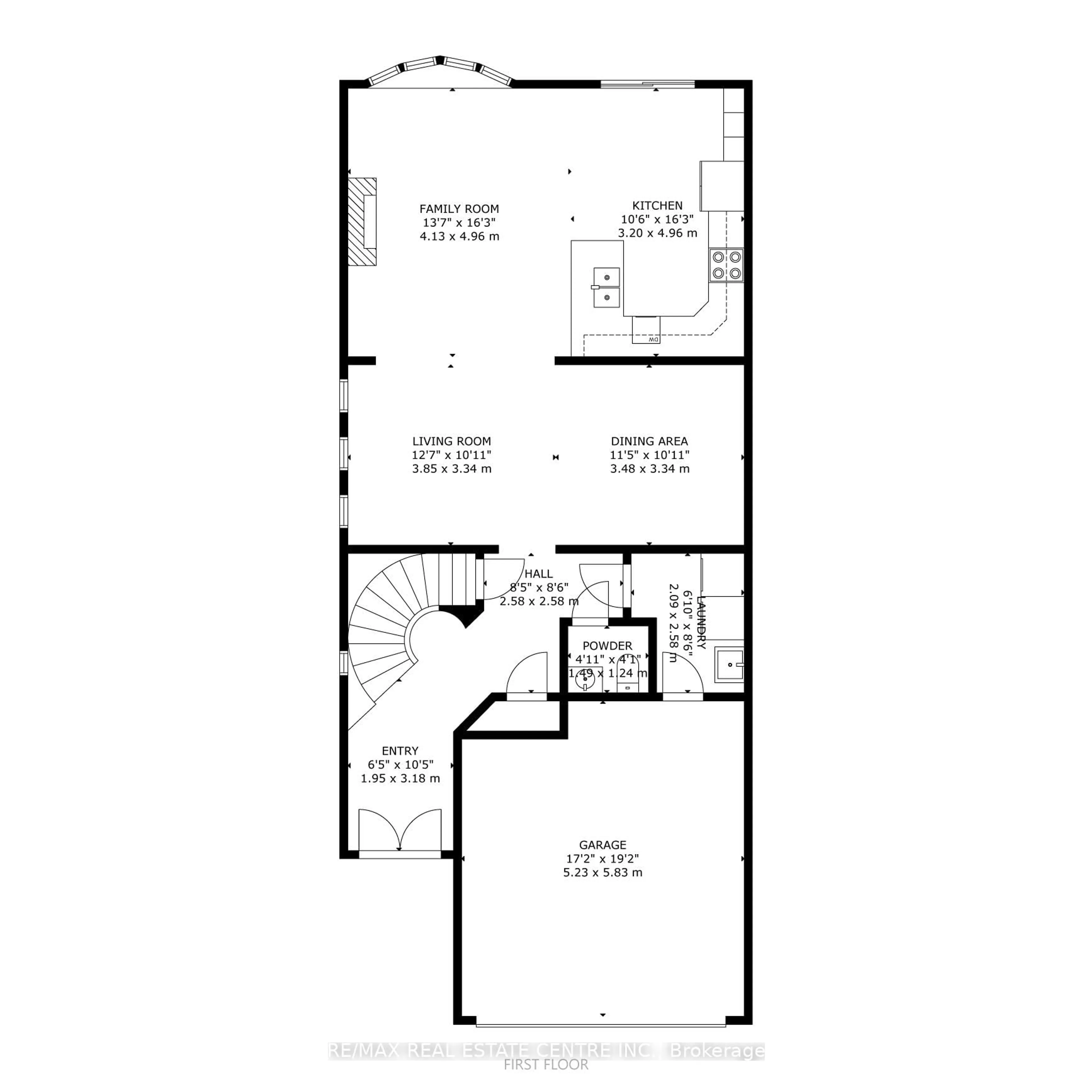 Floor plan for 3360 Laburnum Cres, Mississauga Ontario L5N 7M1