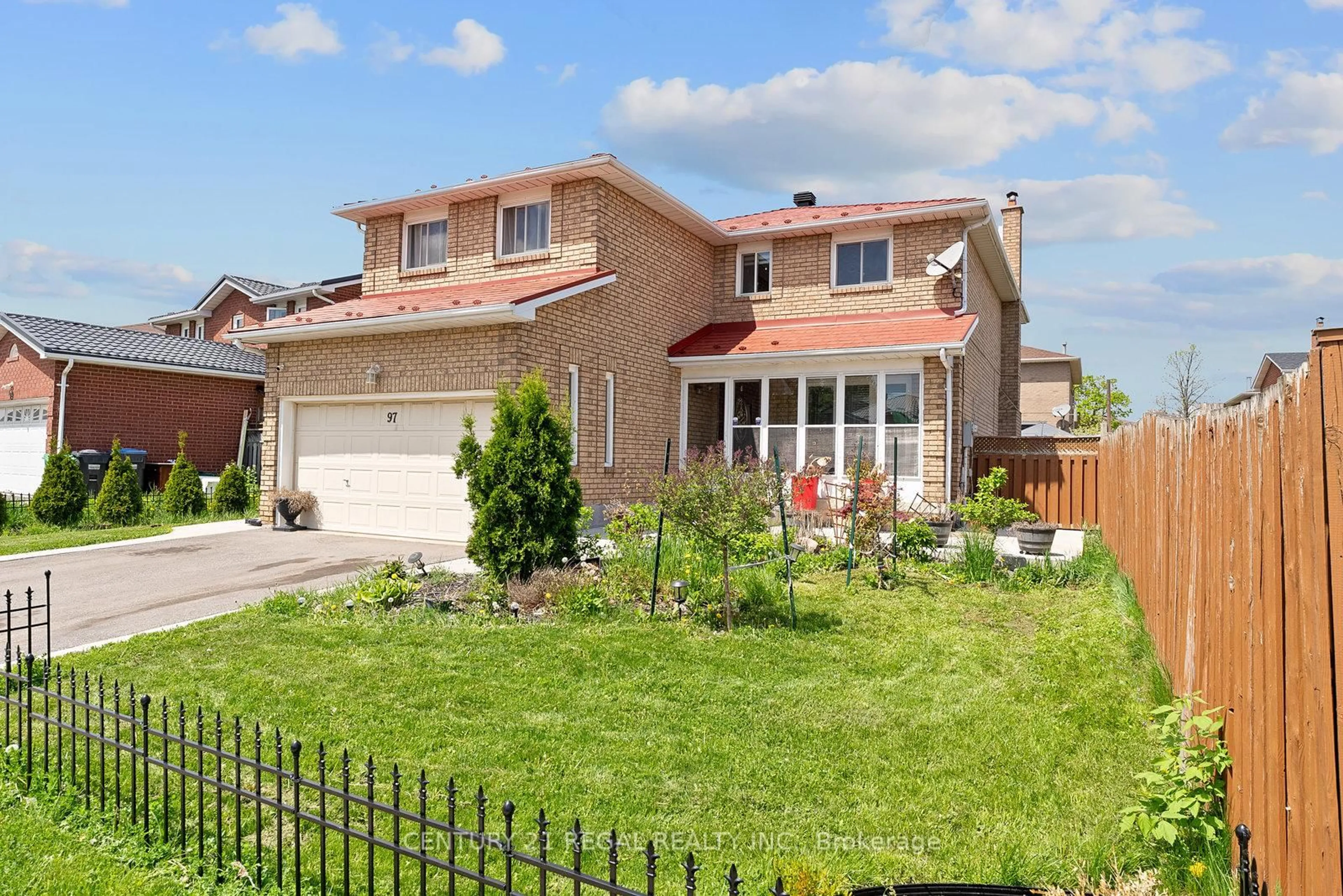 Home with brick exterior material, street for 97 Hinchley Wood Grve, Brampton Ontario L6V 4J1