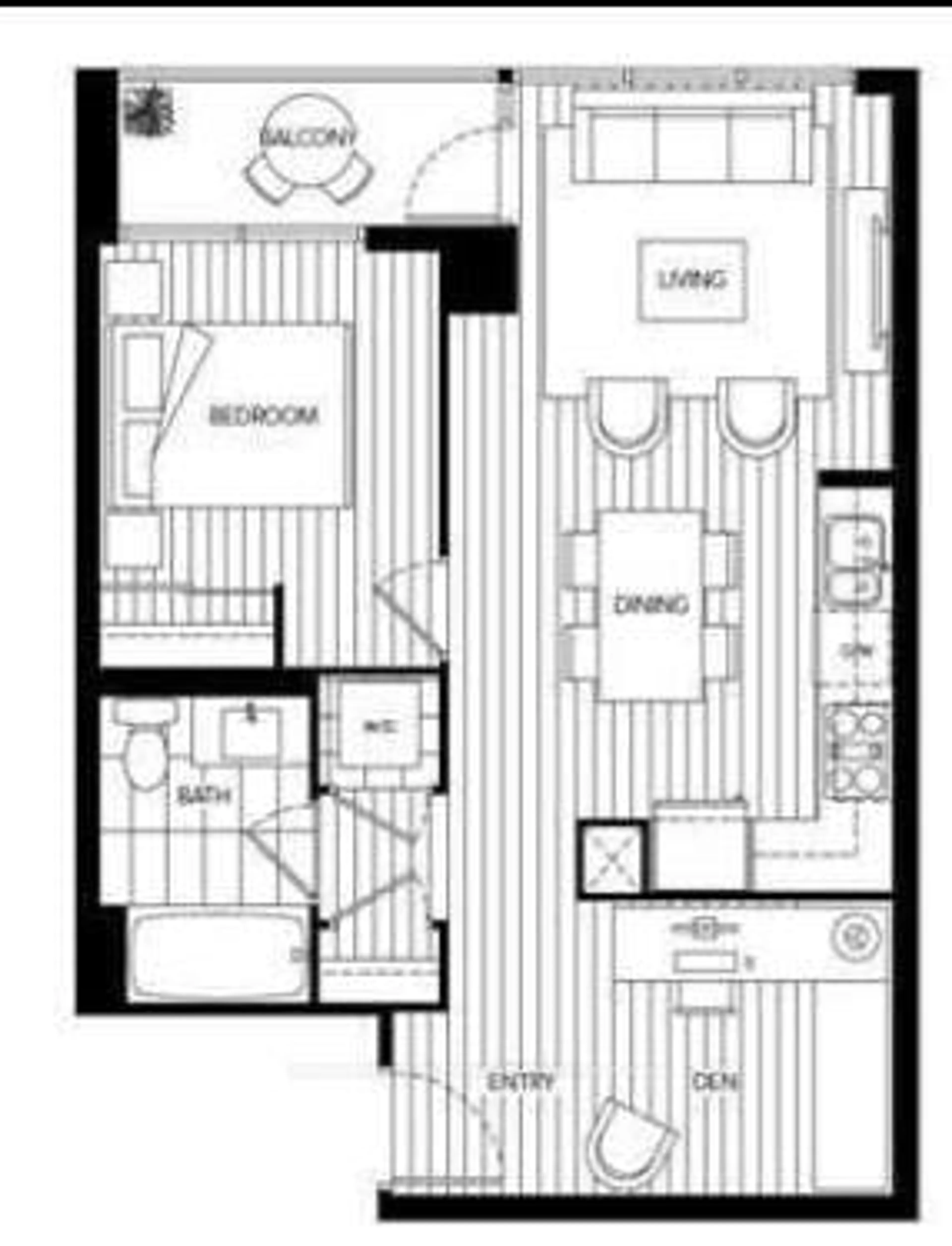 Floor plan for 2220 Lake Shore Blvd #4505, Toronto Ontario M8V 0C1