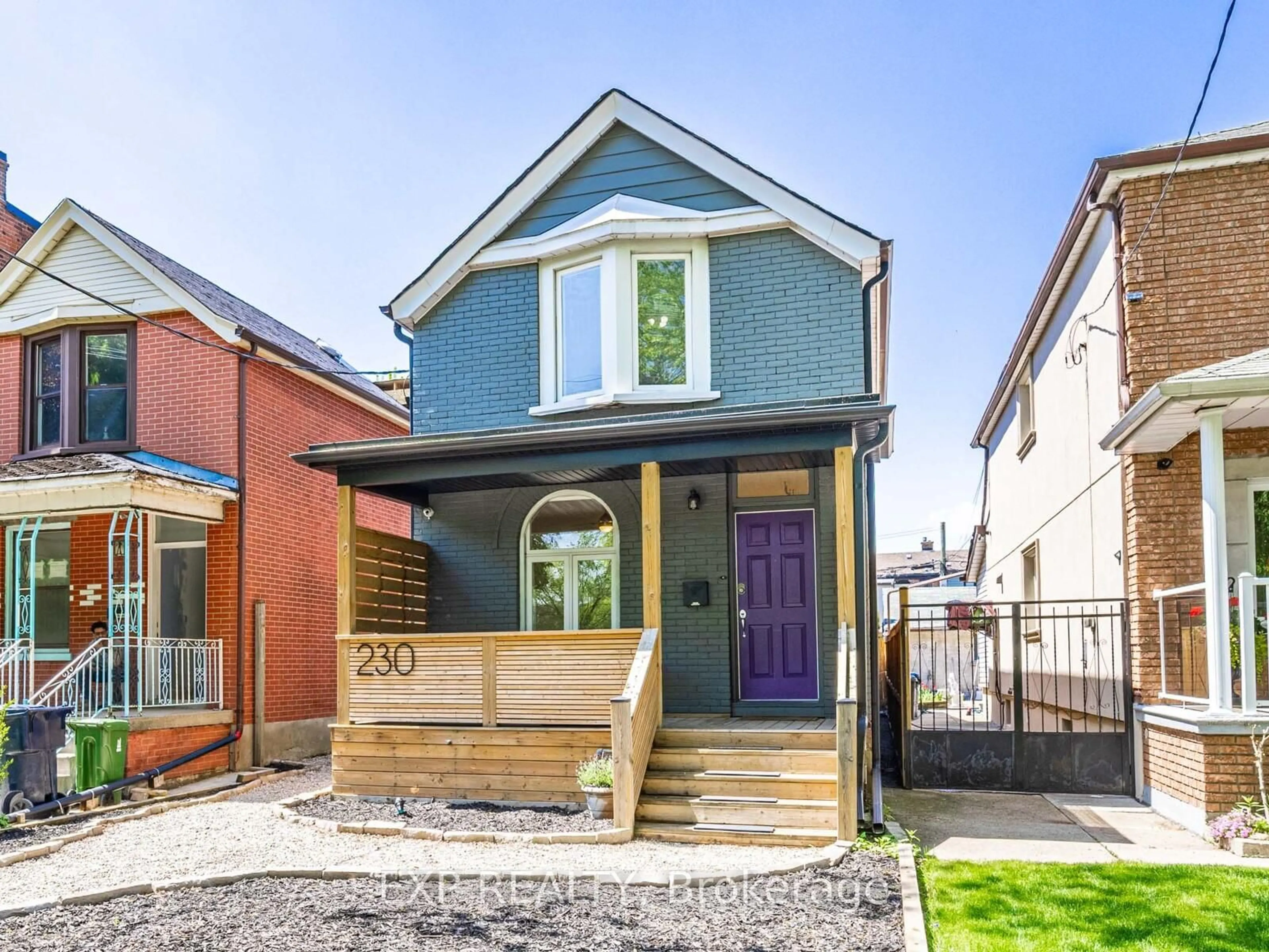 Home with brick exterior material, street for 230 Campbell Ave, Toronto Ontario M6P 3V4