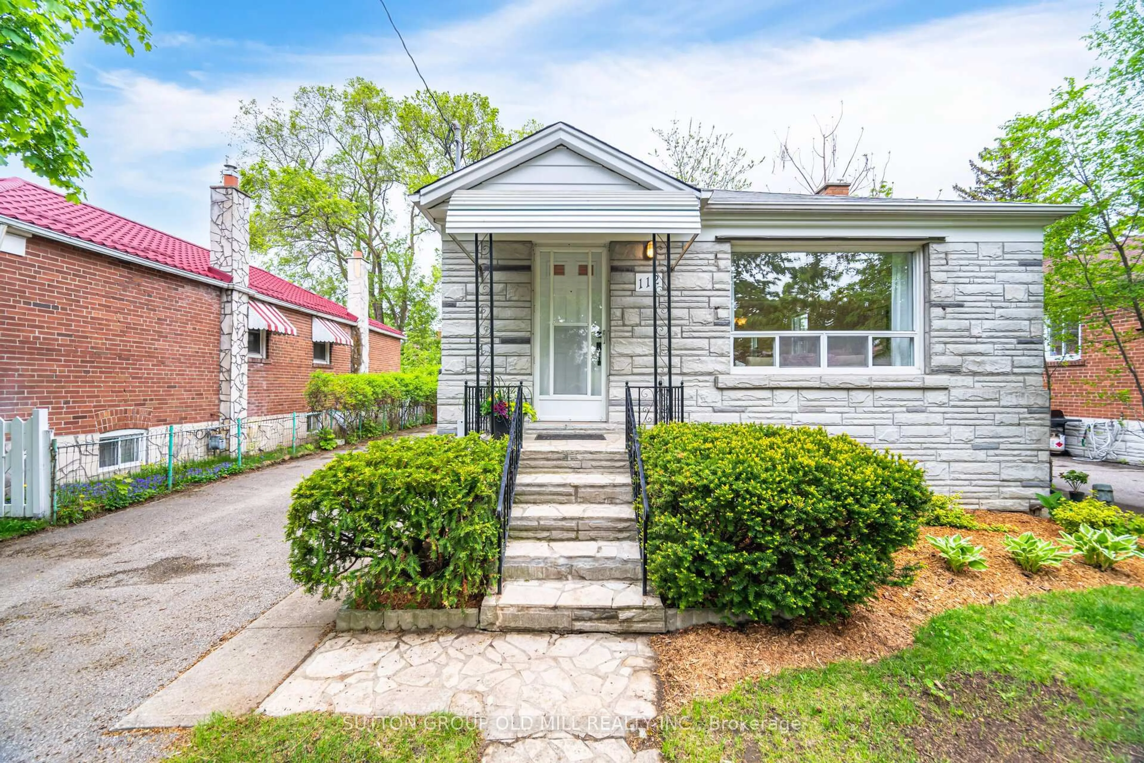 Home with brick exterior material, street for 112 North Carson St, Toronto Ontario M8W 4C8